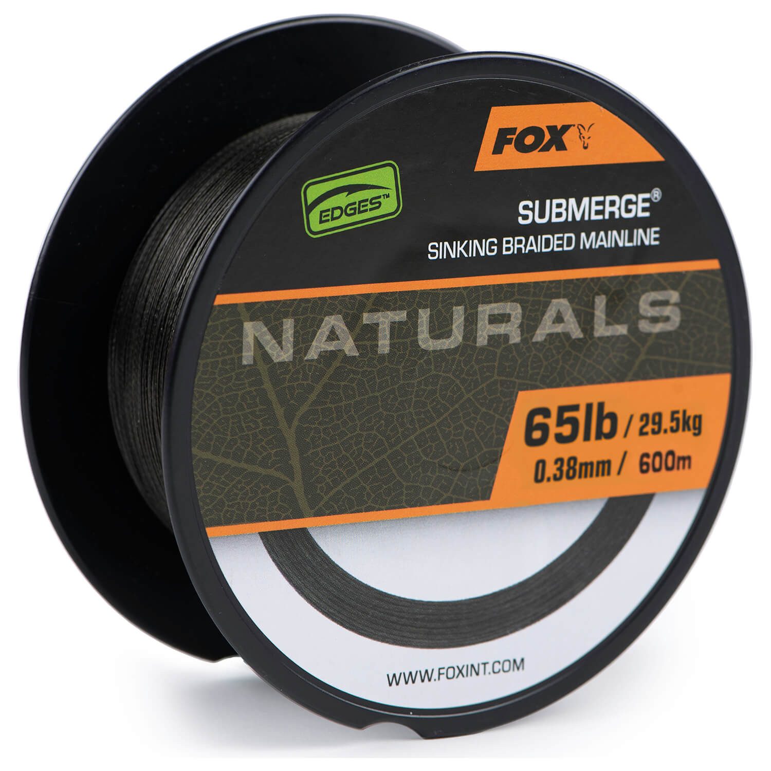 Angelschnur Fox Submerge Naturals Geflochtene Angelschnur Sinkend 0,38mm 29,5kg
