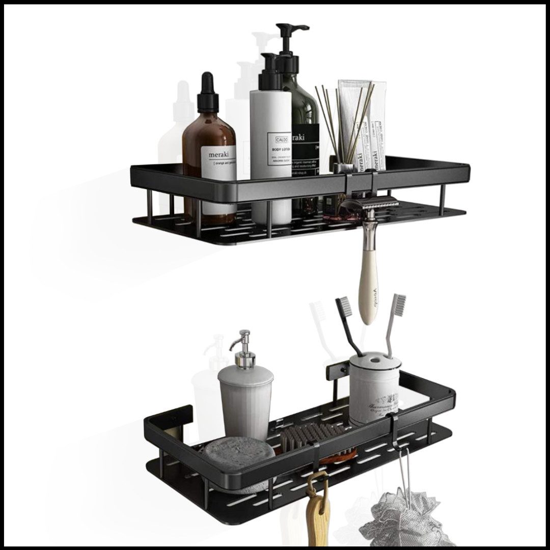 LIVINA HOME Duschablage ohne Bohren, Duschablage zum hängen, Duschkorb in s günstig online kaufen