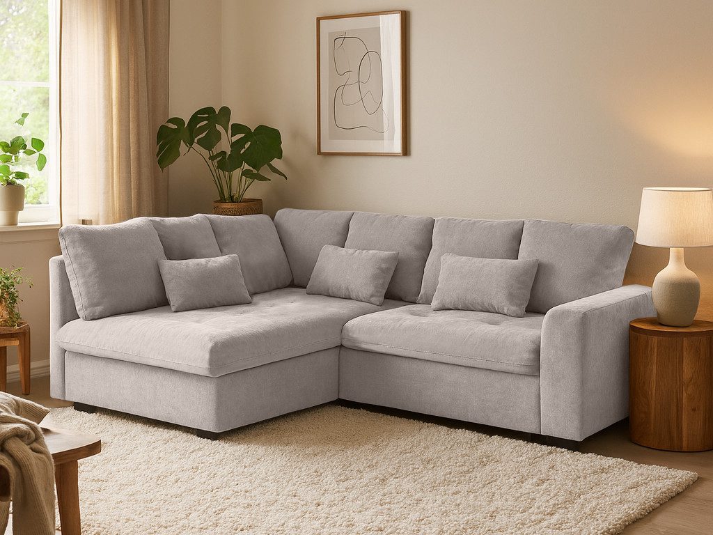 Ecksofa RAMO mit Schlaffunktion 160x200 cm