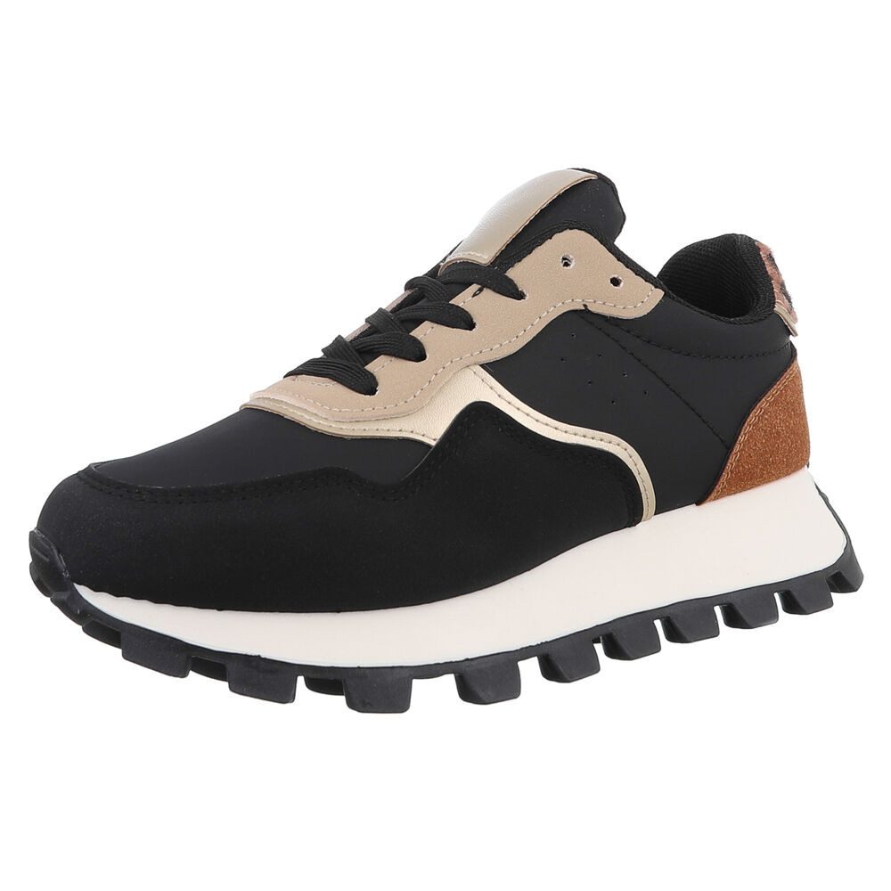 Ital-Design Damen Low-Top Freizeit Sneaker (88930536) Keilabsatz/Wedge Snea günstig online kaufen