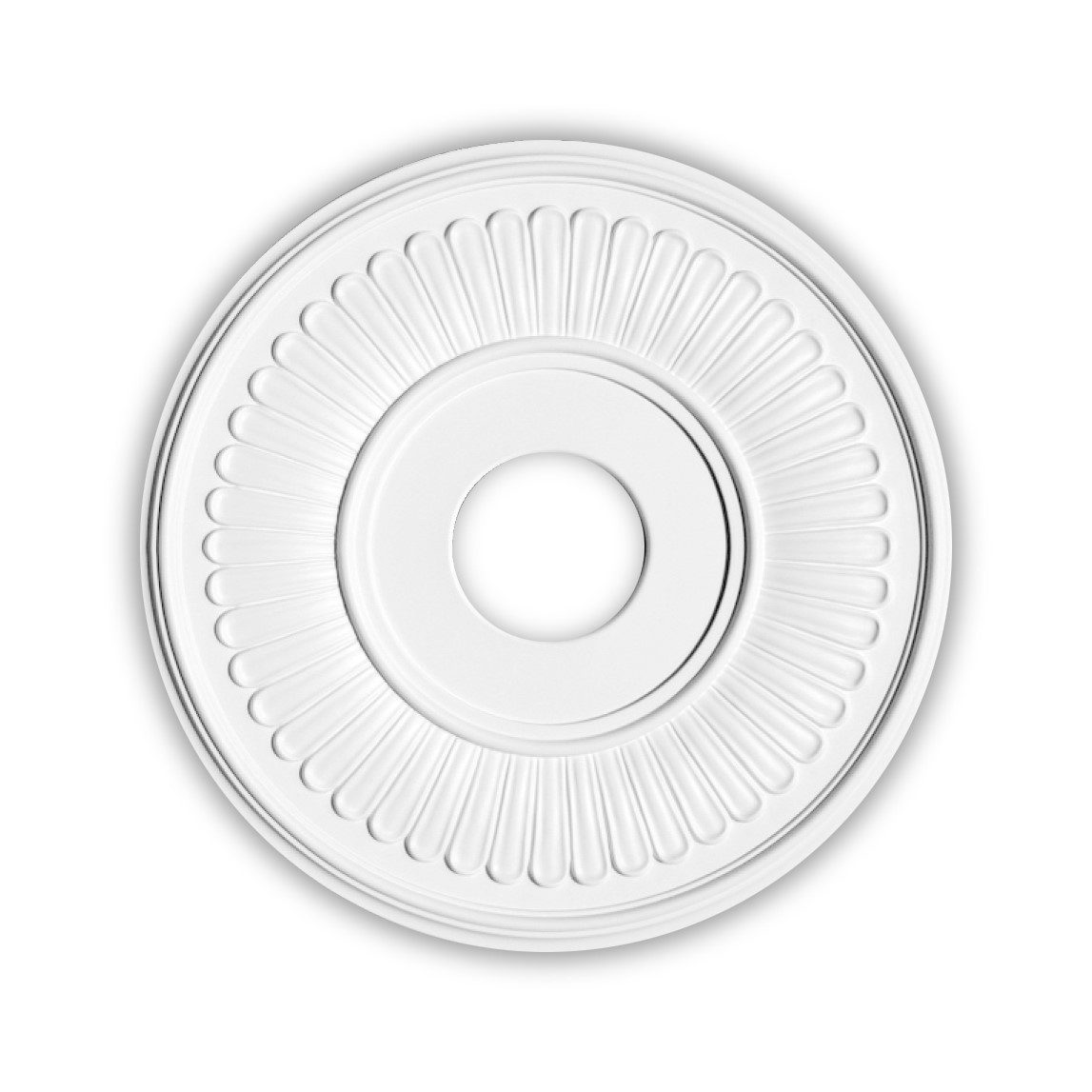 Homestar Decken-Rosette Silva, Ø = 37 cm, perfekte Akzente für Ihre Wohnräume