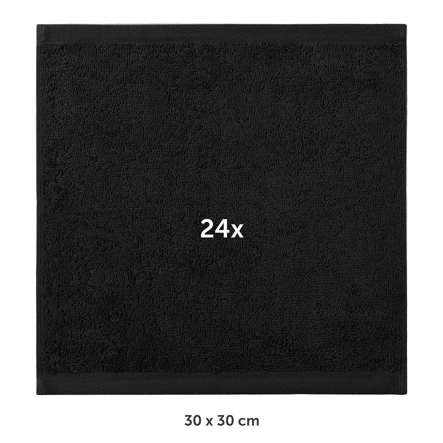 Blumtal Gästehandtücher 30x30cm - weich und saugstark, Frottee (24-St), 12e günstig online kaufen