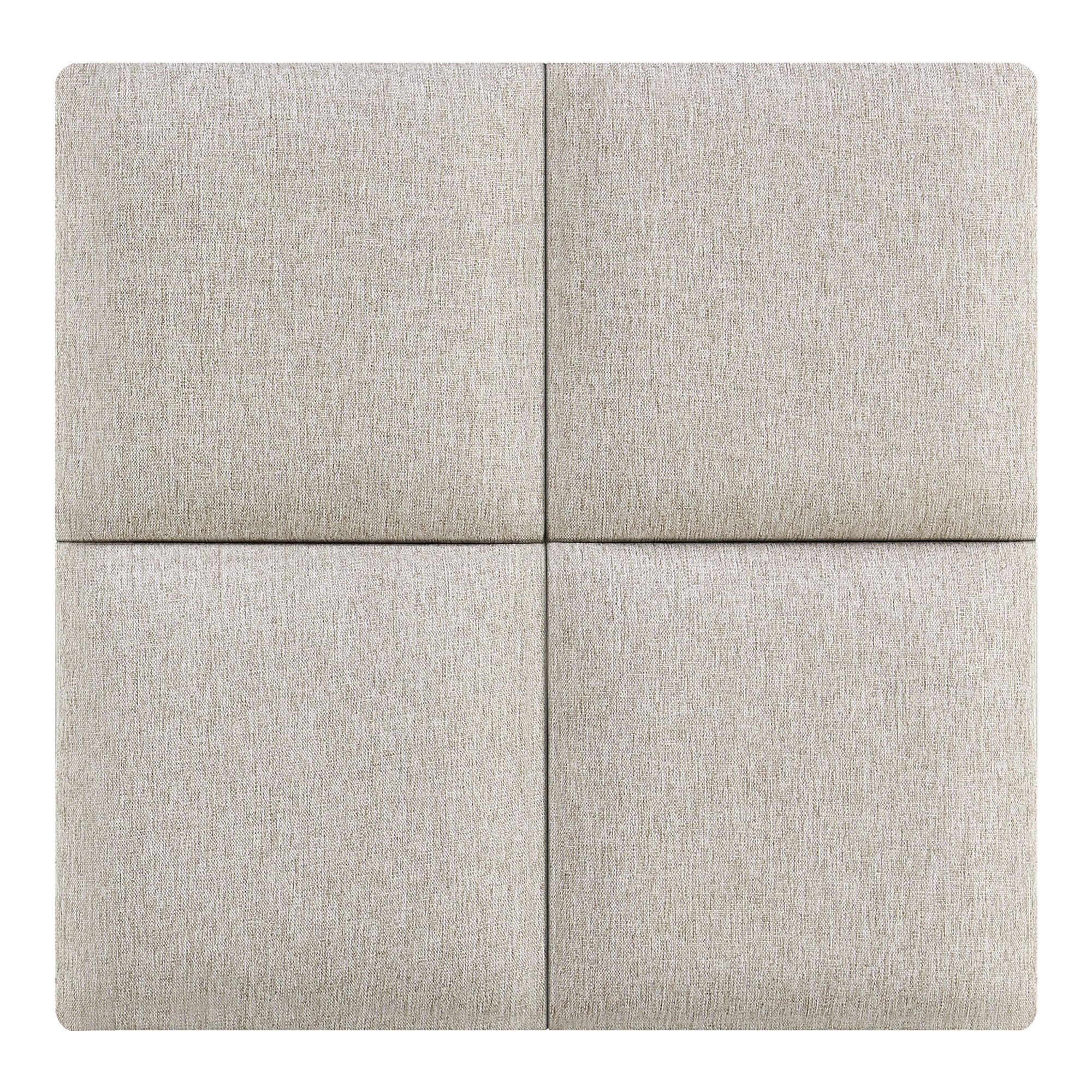 neu.haus Wandpolster, (Set, 4 Stück), »Carpino« Wandkissen Textil 30 x 30 c günstig online kaufen