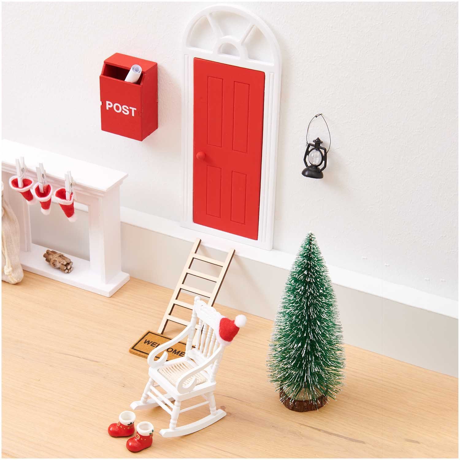 Rico Design Wichtel Miniatur Schaukelstuhl weiß 5x6,7x10,2cm - Wichtel- und günstig online kaufen