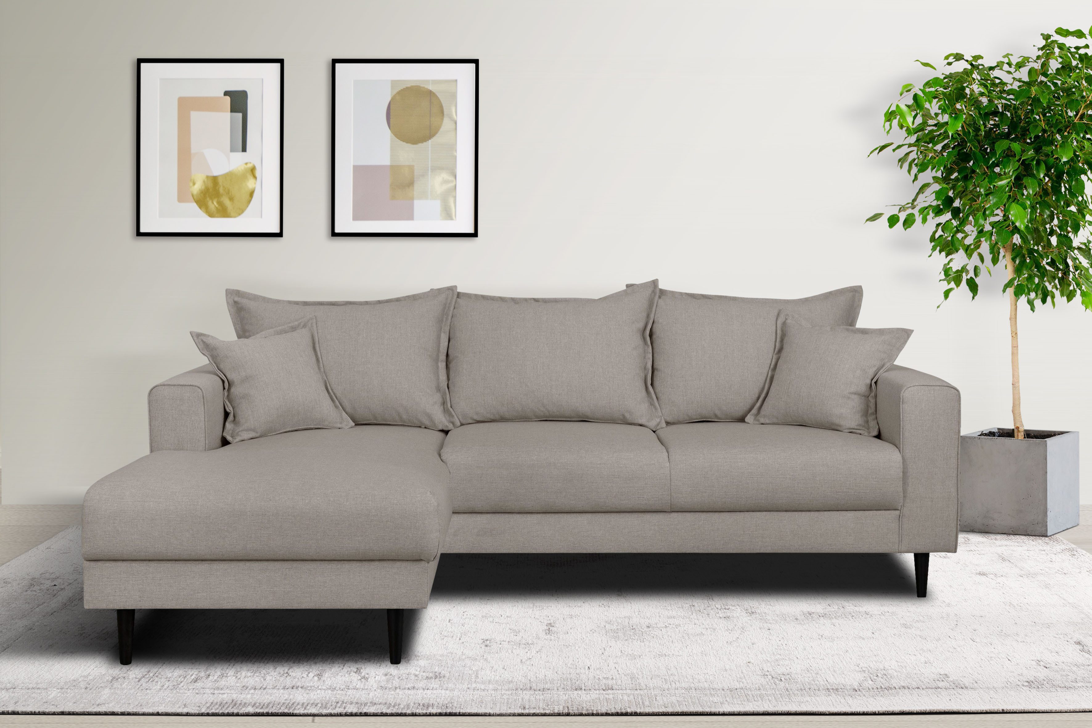Home affaire Ecksofa VEYRAS L-Form, hoher günstig online kaufen