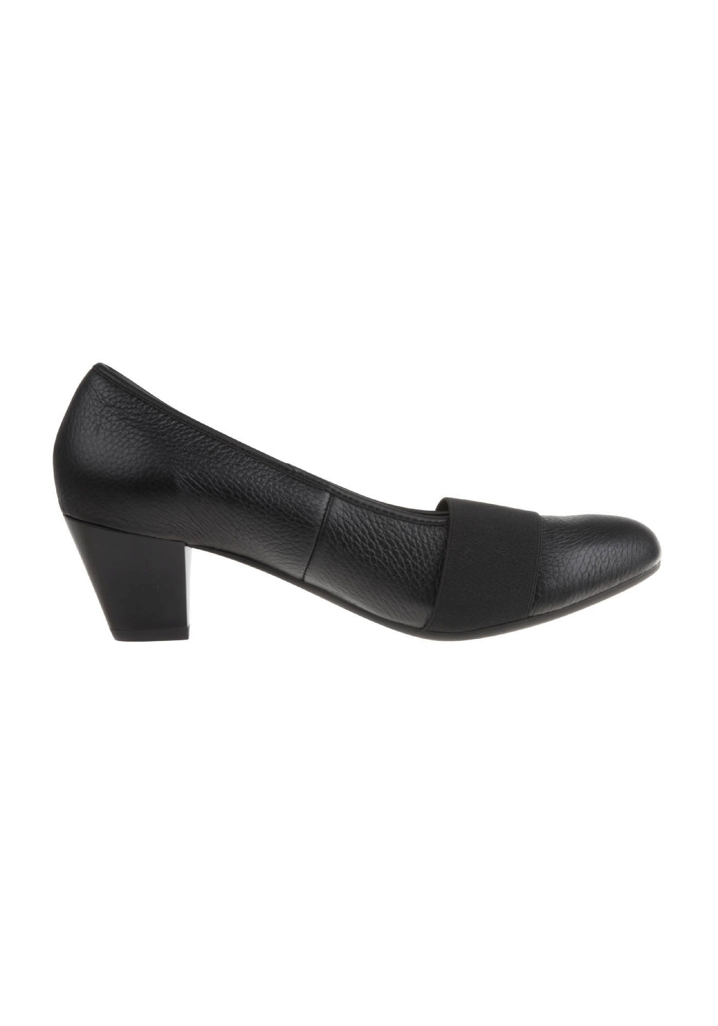 Natural Feet Janine Pumps aus Hirschleder echtem schwarz