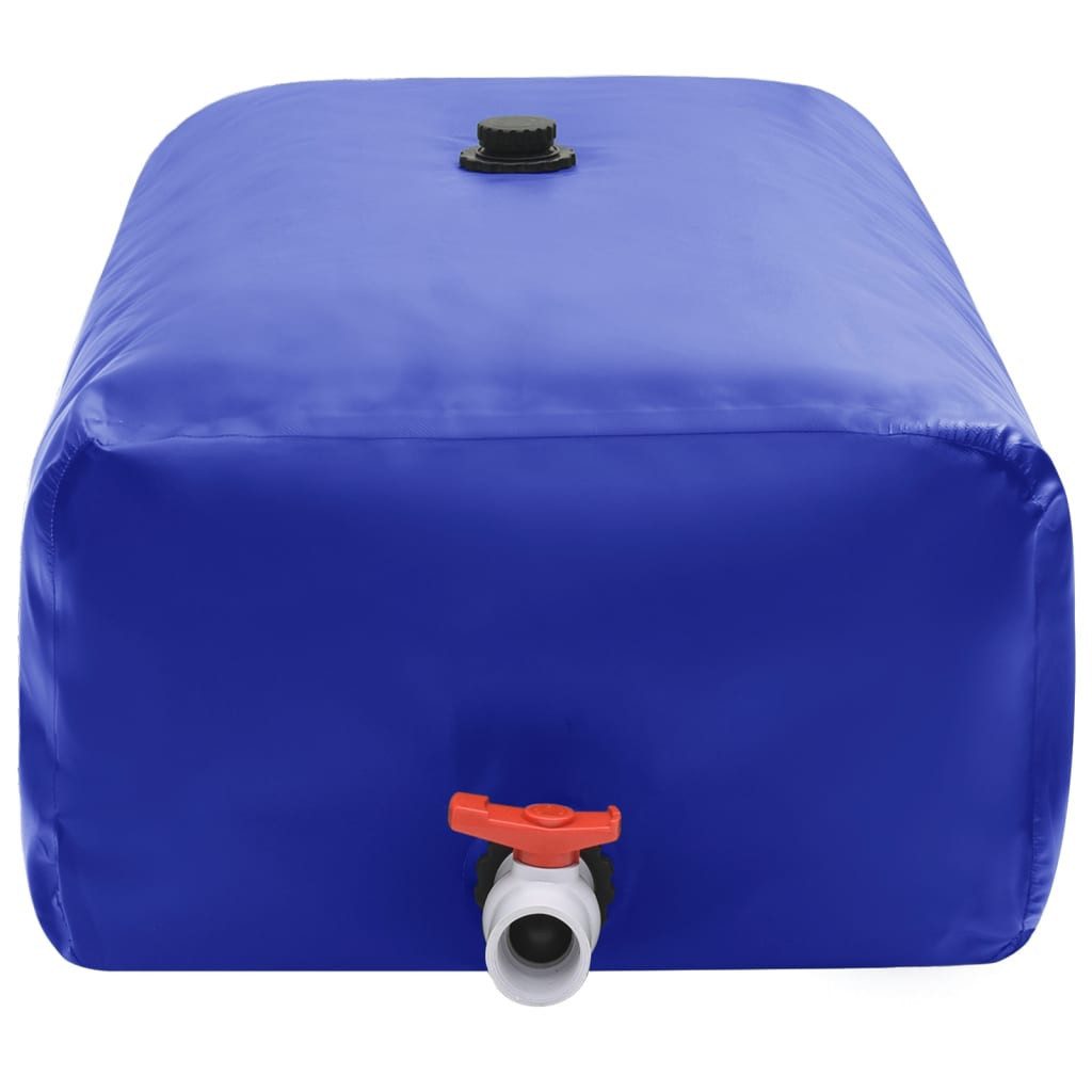vidaXL Bewässerungssystem Wassertank mit Wasserhahn Faltbar 670 L PVC, (1-tlg)