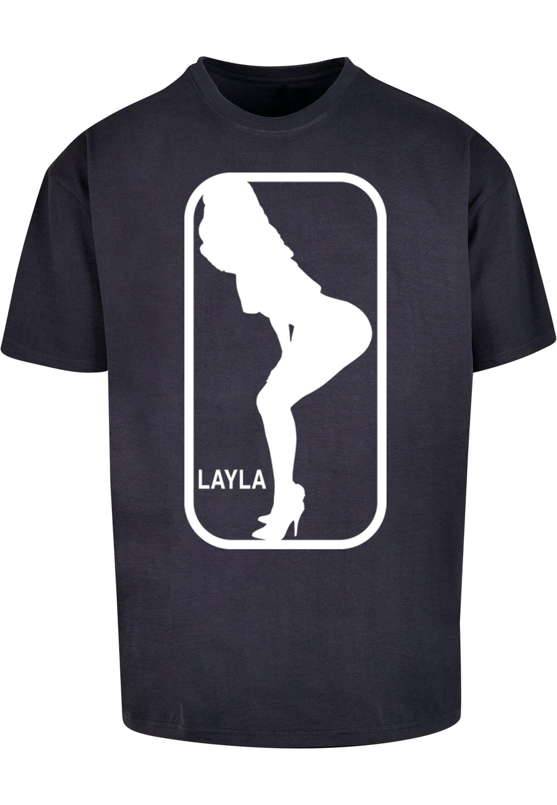 Merchcode T-Shirt Herren Layla Dance X Oversize Tee (1-tlg) navy