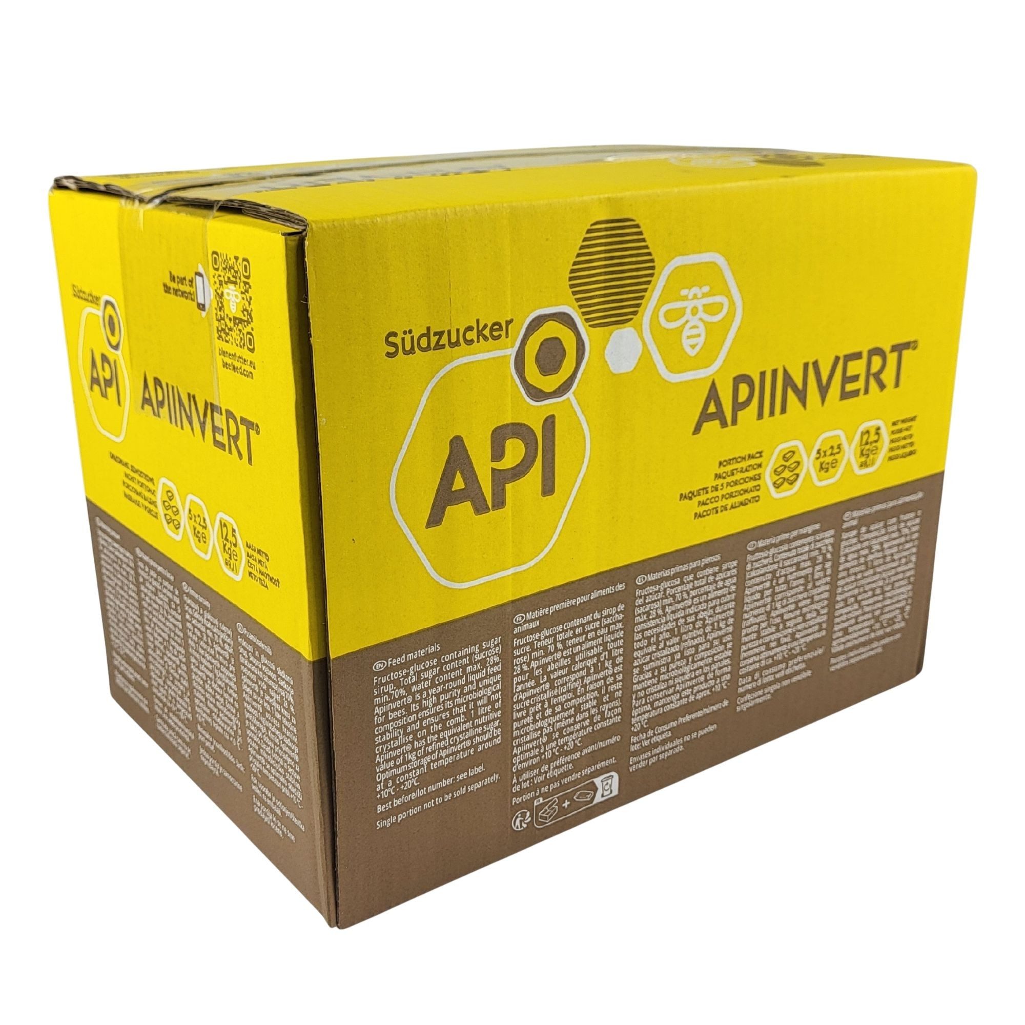 Apiinvert Bienenfutter Südzucker flüssig Zuckerlösung, Nassfutter für: Bienen, 12,5 kg Karton
