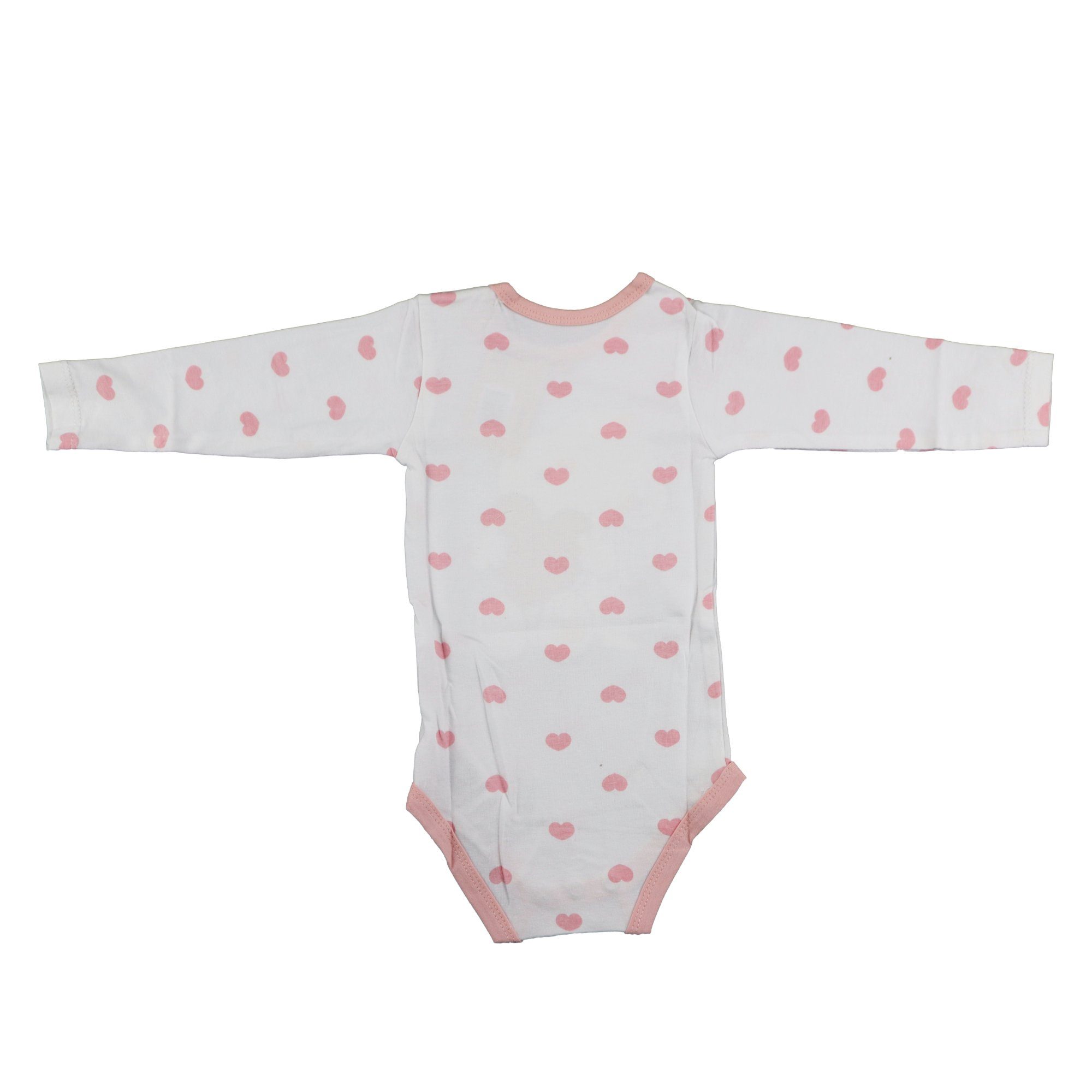 Snoopy Langarmwickelbody Snoopy Love Baby langarm Strampler Bodie Gr. 68 bis 92