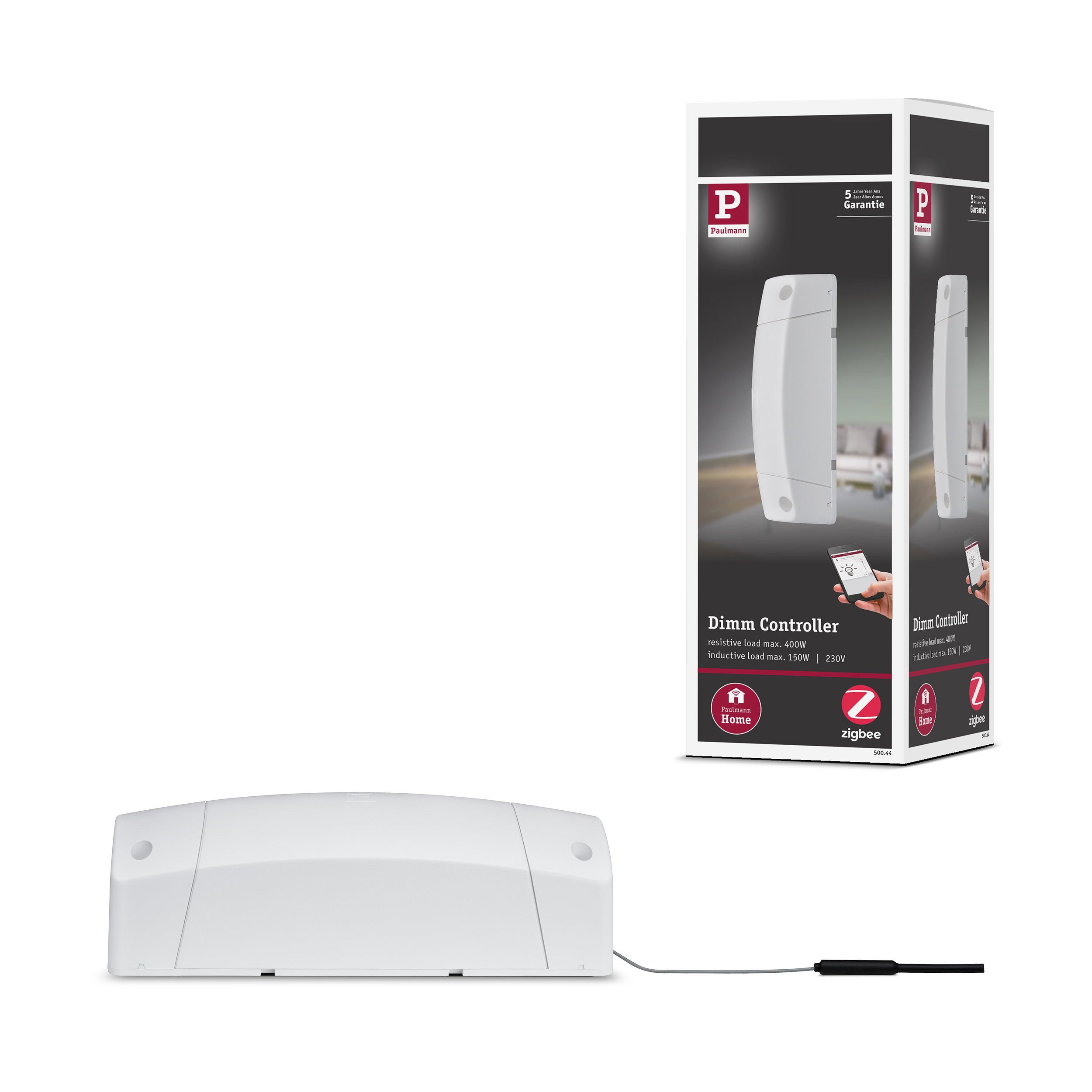 Paulmann Controller Smart Home Zigbee 3.0 Cephei 230V max. 400W Weiß, Grau Smart-Home-Fernbedienung