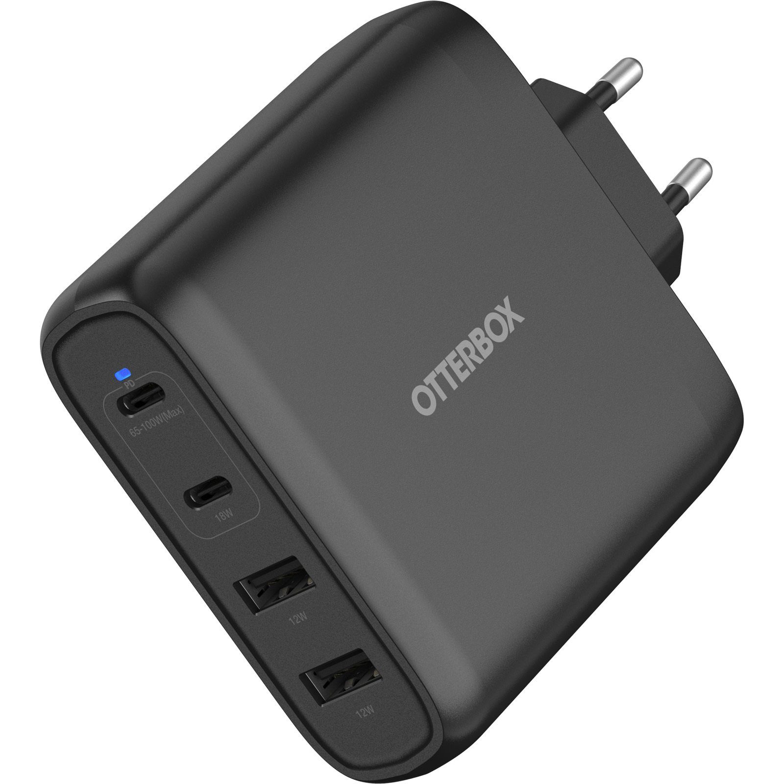 Otterbox Wall Charger 100W GaN 2x USB-C & 2x USB-A USB-Ladegerät (USB-Power Delivery (PD)