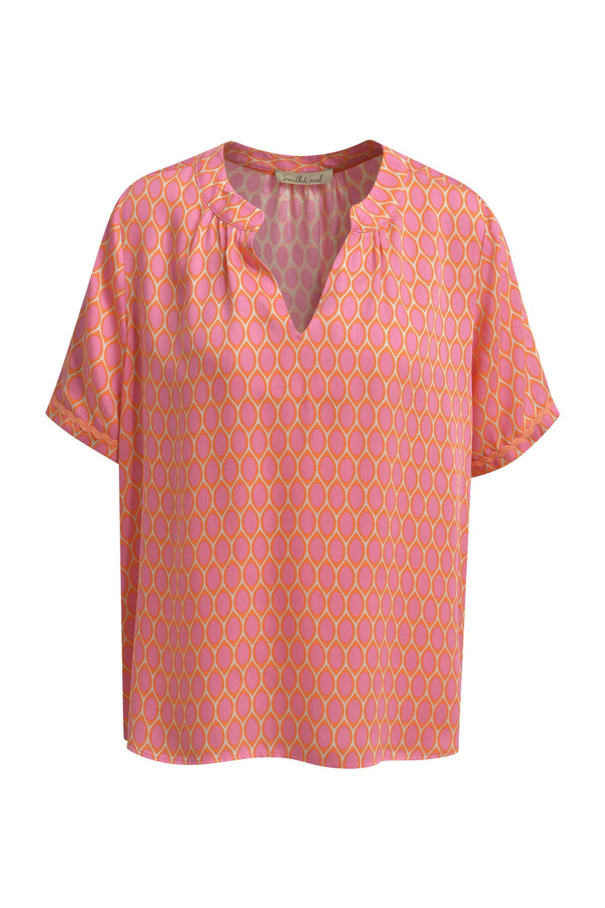 Smith & Soul Kurzarmbluse mit Tunika günstig online kaufen
