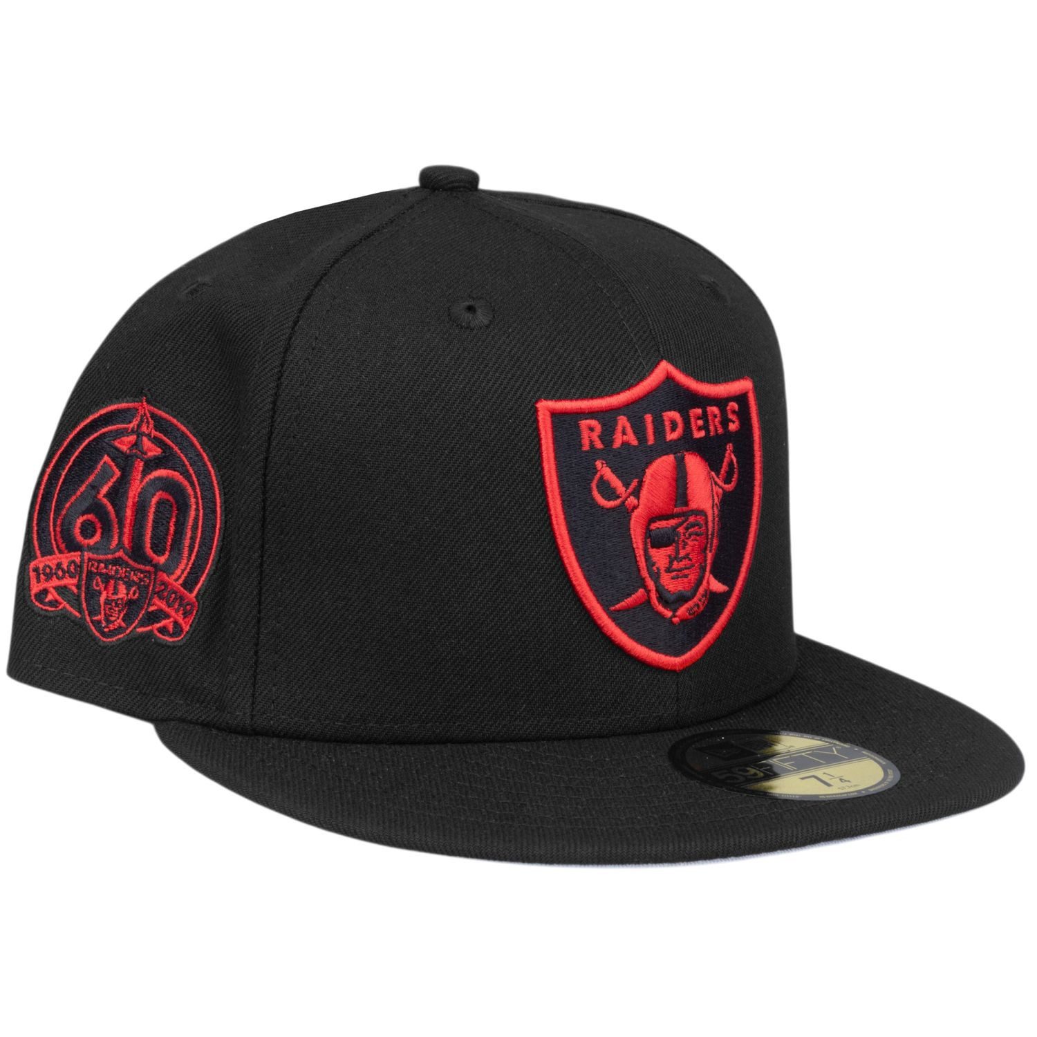 New Era Fitted Cap 59Fifty 60TH Las Vegas Raiders