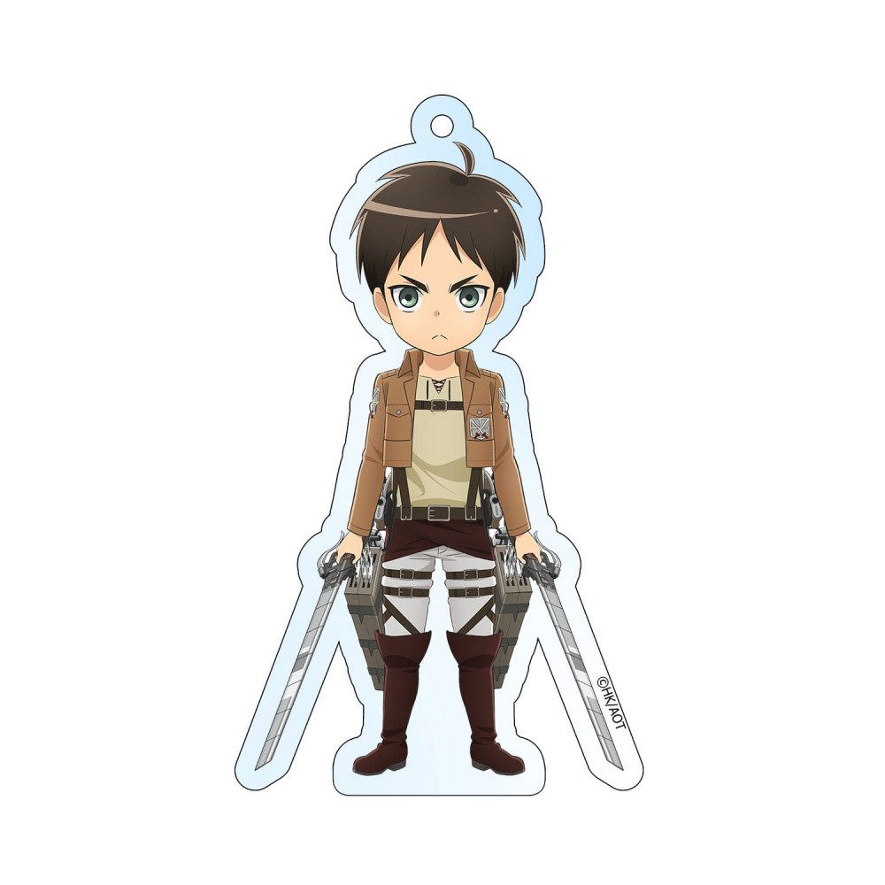 Sakami Merchandise Schlüsselanhänger Attack on Titan Acryl Schlüsselanhänger Eren Holographic 8 cm