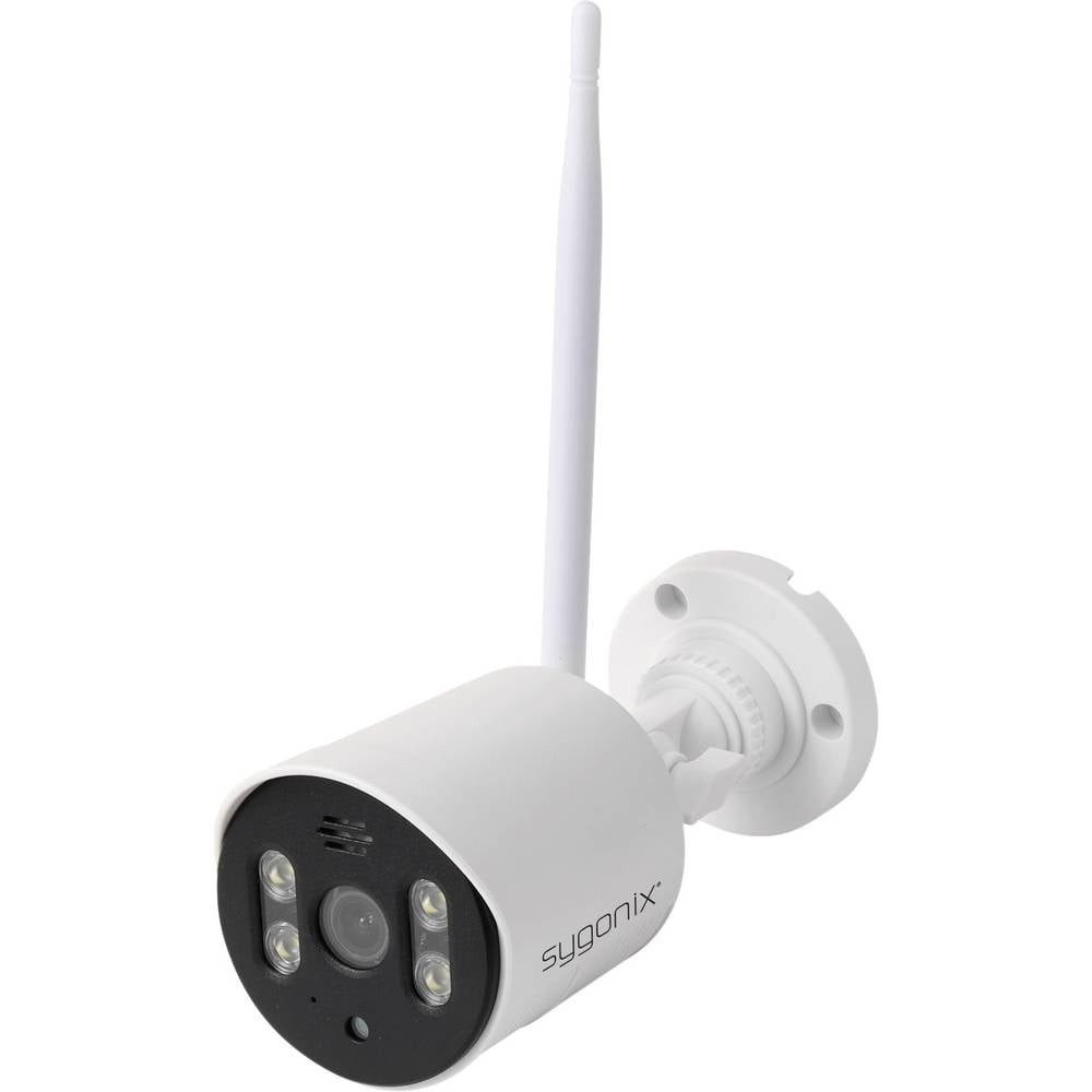 Sygonix Überwachungskamera SY-7187102 Funk-Zusatzkamera 1280 x 720 Pixel 2.4 GHz (mit IR-LEDs, mit Mikrofon, mit Lautsprecher)