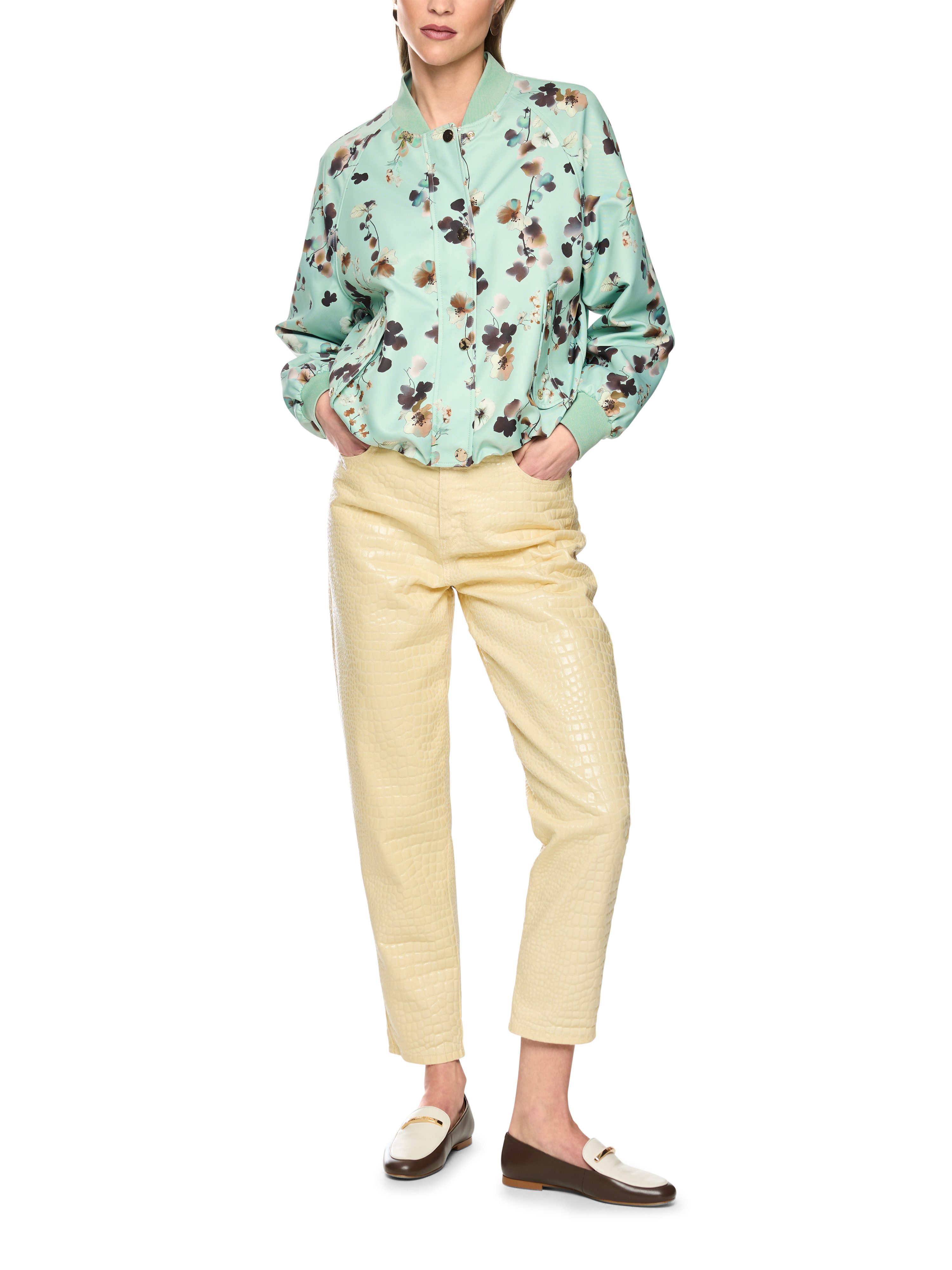 Marc Cain Blouson Fading Flowers Premium Damenmode mit floralem Print – Bild 4 von 5