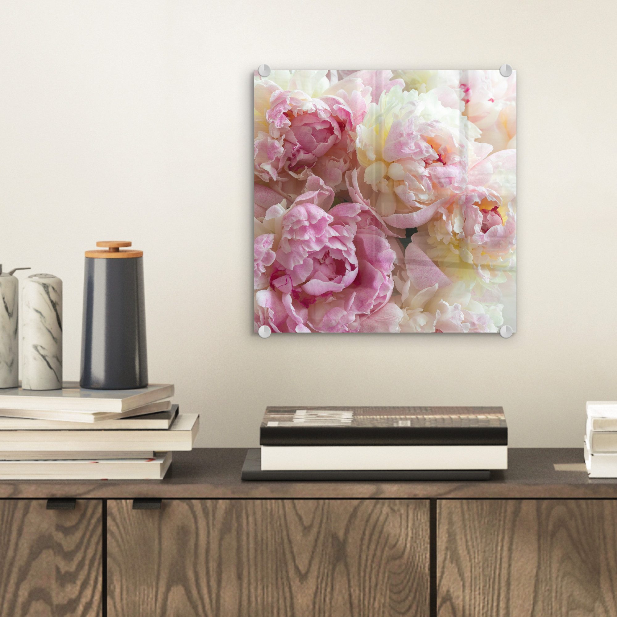 MuchoWow Acrylglasbild Vintage - Blumen - günstig online kaufen
