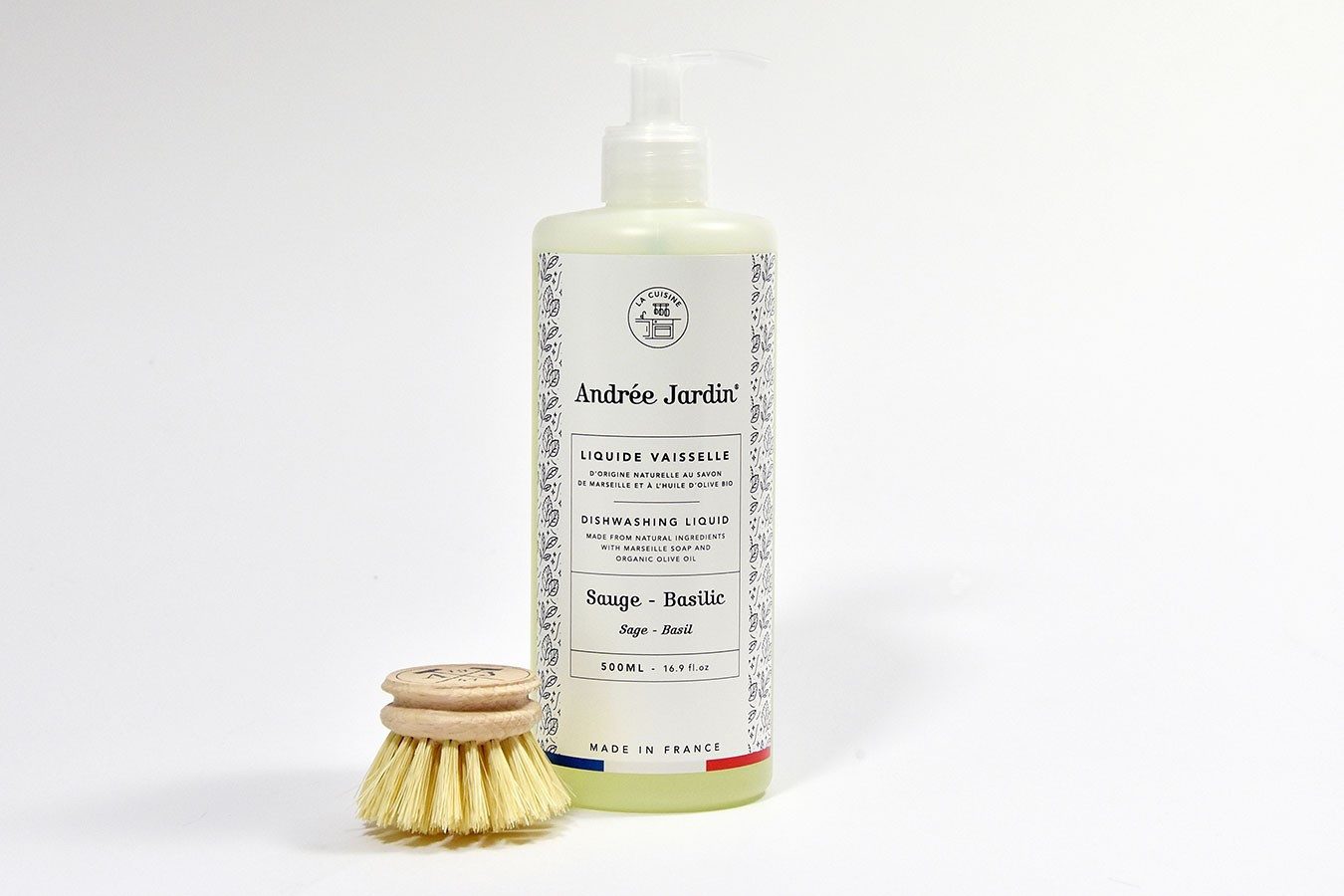 Andrée Jardin Kochbesteck-Set Liquid Spülmittel Sage Basil 500ml