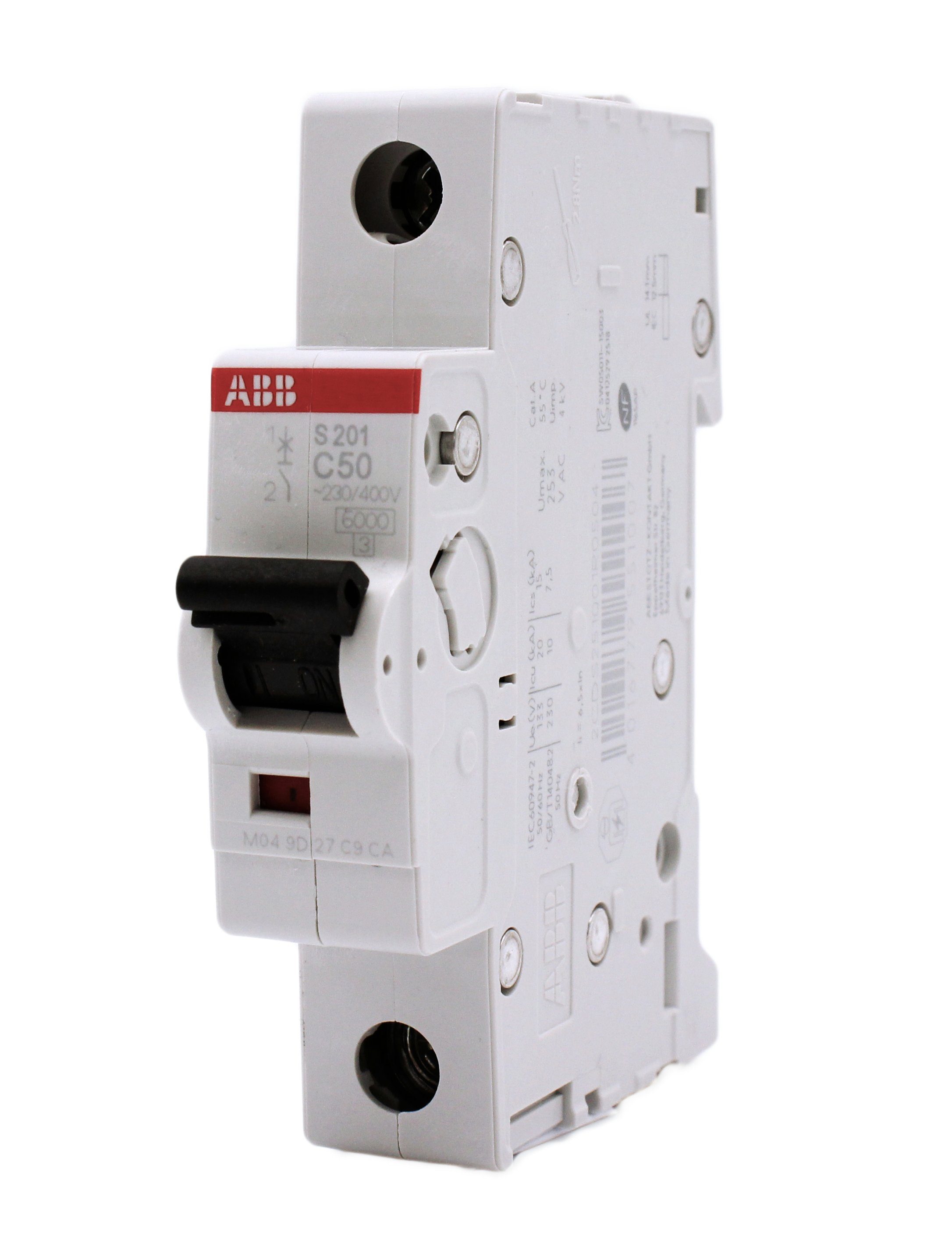 ABB ABB / 6kA 50A Schalter S201-C50 C50 LS-Schalter Leitungsschutzschalter