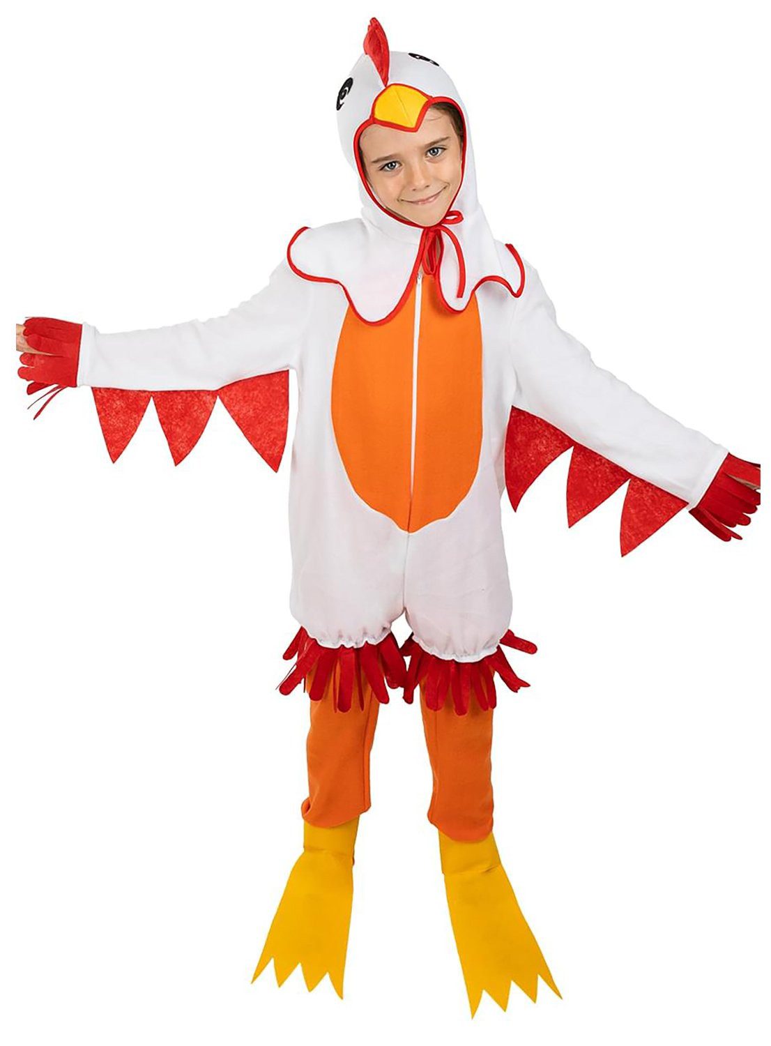 Funidelia Kostüm Huhn Kostüm für Kinder, Lustige Verkleidung für verrückte Hühner