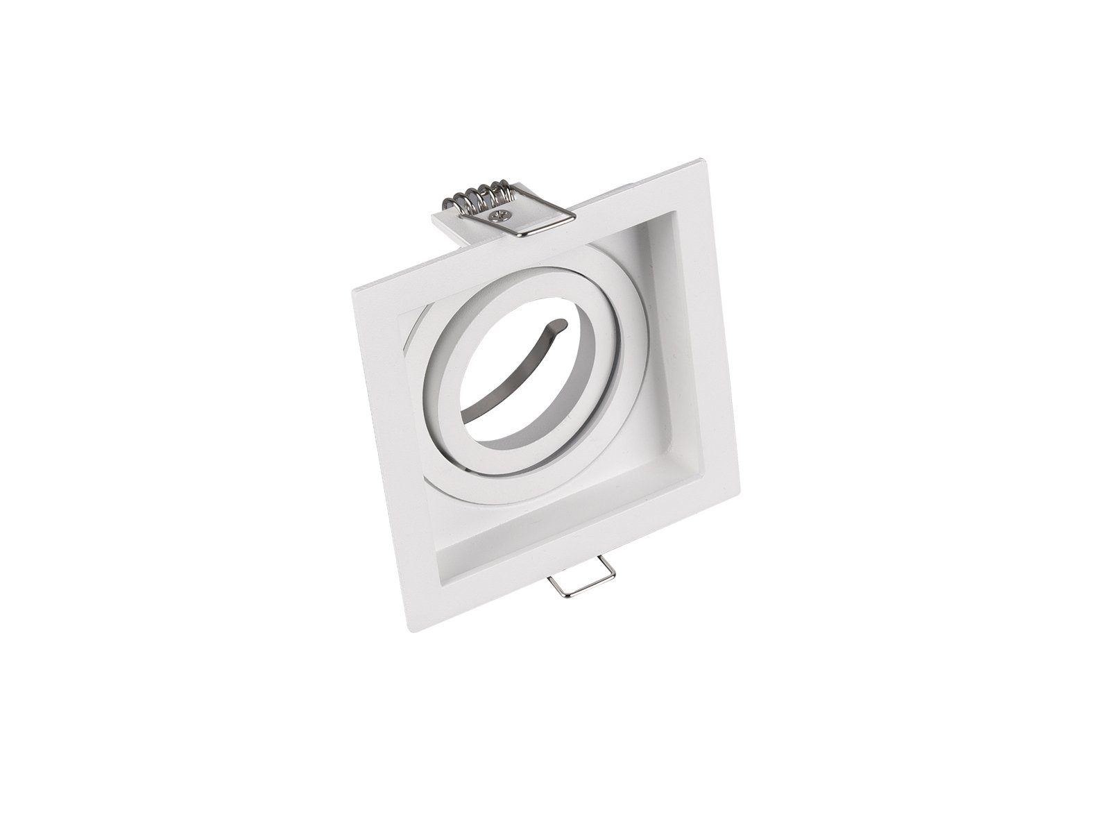 TRIO Leuchten LED Einbaustrahler, Dimmfunktion, LED wechselbar, Warmweiß, Deckenspot-s Einbau Bürobeleuchtung Deckeneinbauleuchte-n Weiß, Ø9cm