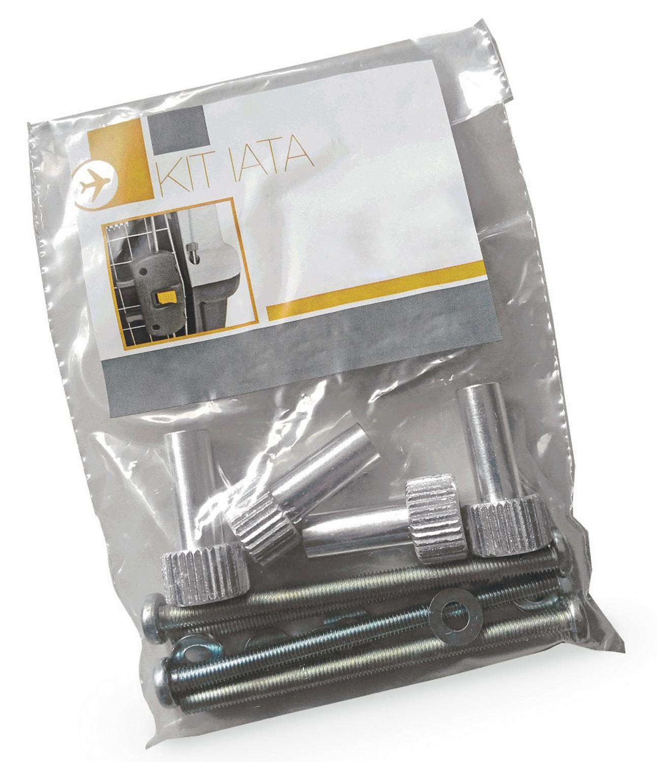 PETGARD Tiertransportbox Flug Sicherheits-Set Schrauben für Transportbox SKUDO 4-5-6, passend für Transportbox SKUDO 4 - 5 - 6 IATA