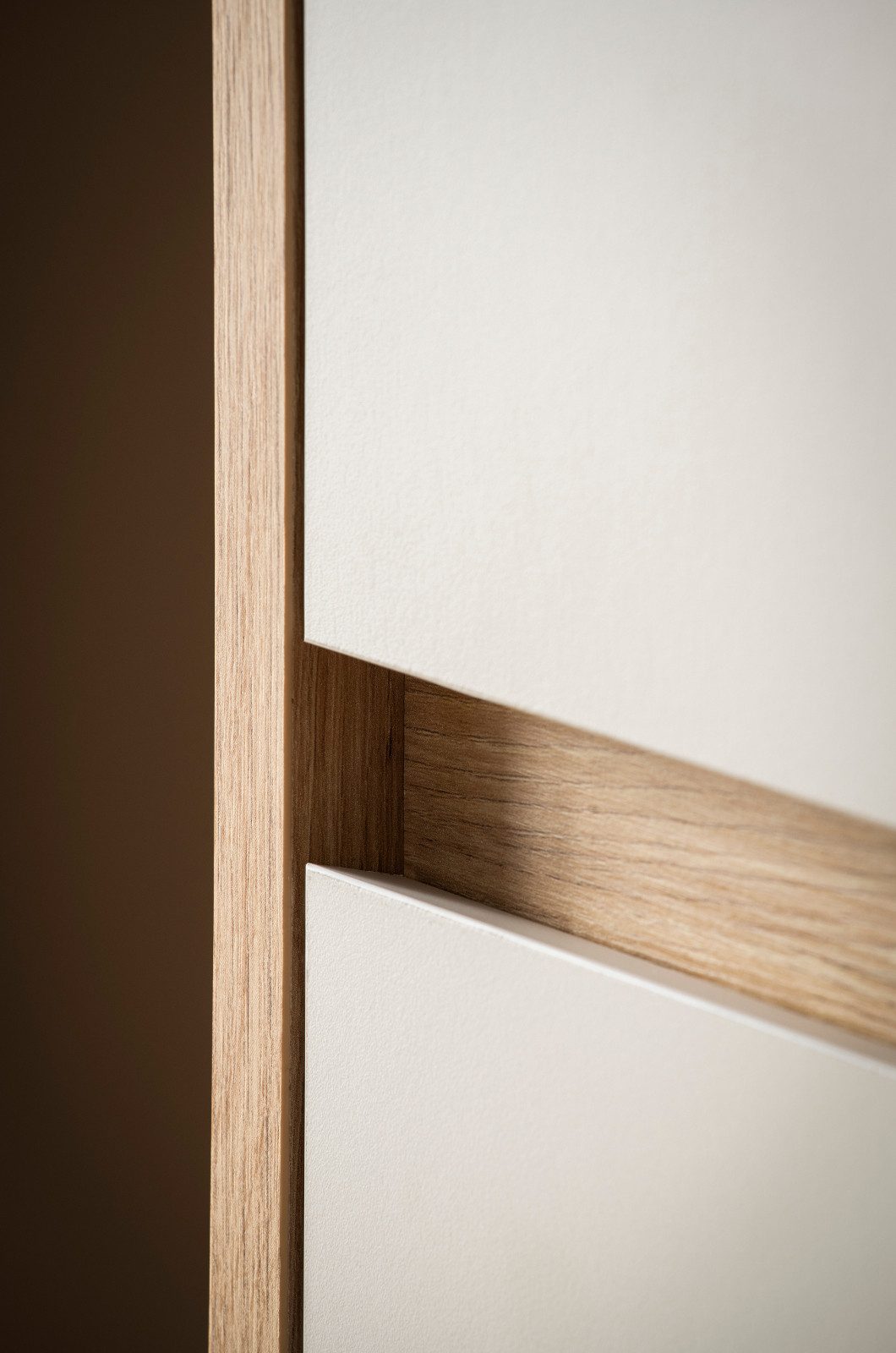 Furn.Design Highboard Kiruma (Schrank in Kaschmir / Sand und Artisan Eiche, 6-türig, 164 x 138 cm), mit 15 Fächern, Soft-Close-Funktion – Bild 4 von 5