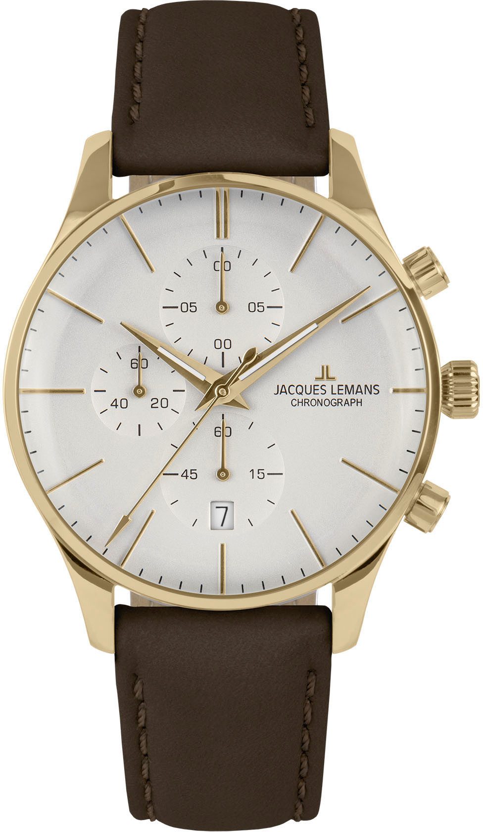Jacques Lemans Chronograph London 1-2163G, Quarzuhr, Armbanduhr, Herrenuhr, günstig online kaufen