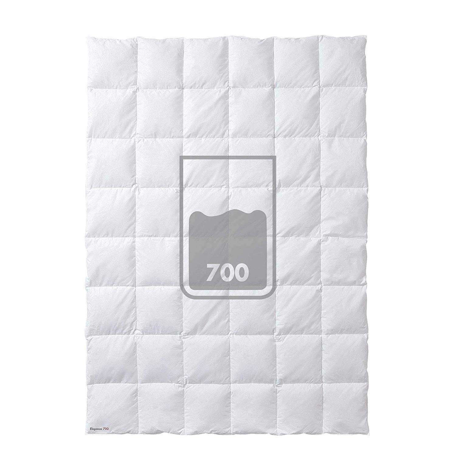 Sanders Kauffmann Daunenbettdecke Kauffmann Elegance 700 Ganzjahresdecke, Brahmscher Tuch, sehr weich