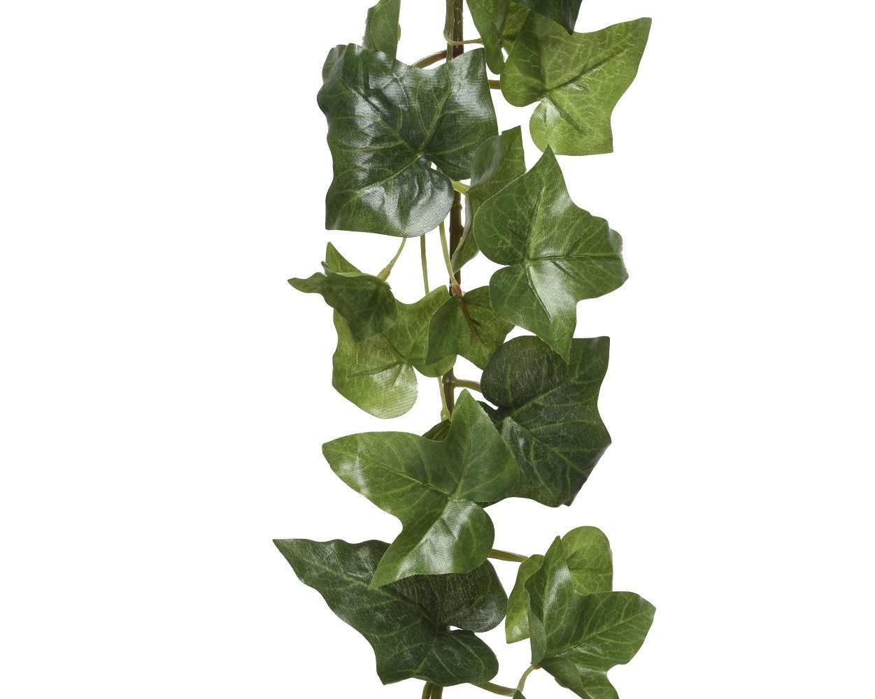 Kunstgirlande Girlande Efeu Polyester L.13cm W.18cm H.180cm grün, Kaemingk
