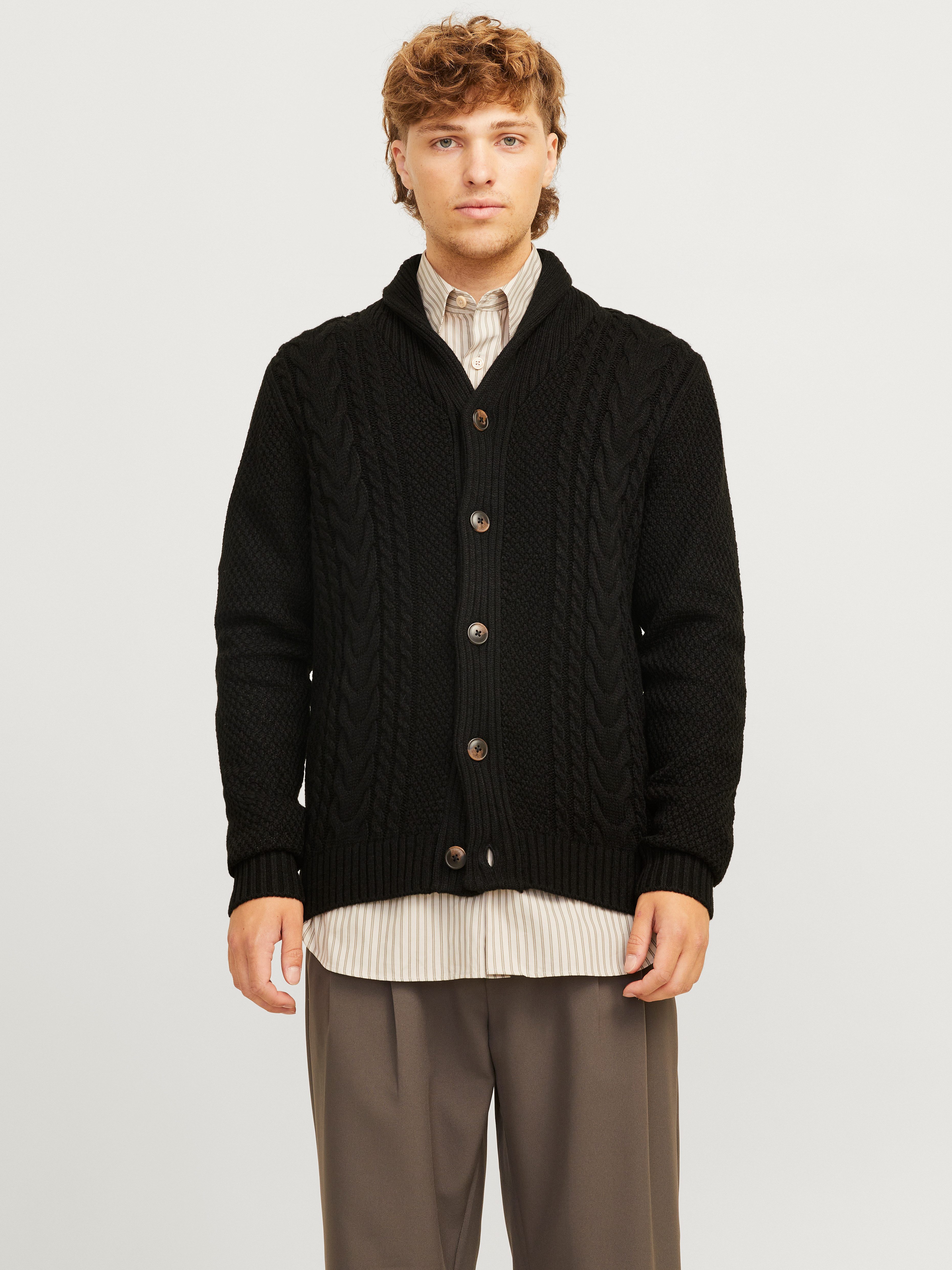Jack & Jones Strickjacke JJCRAIG KNIT SHAWL NECK AW24 mit Schalkragen und Z günstig online kaufen