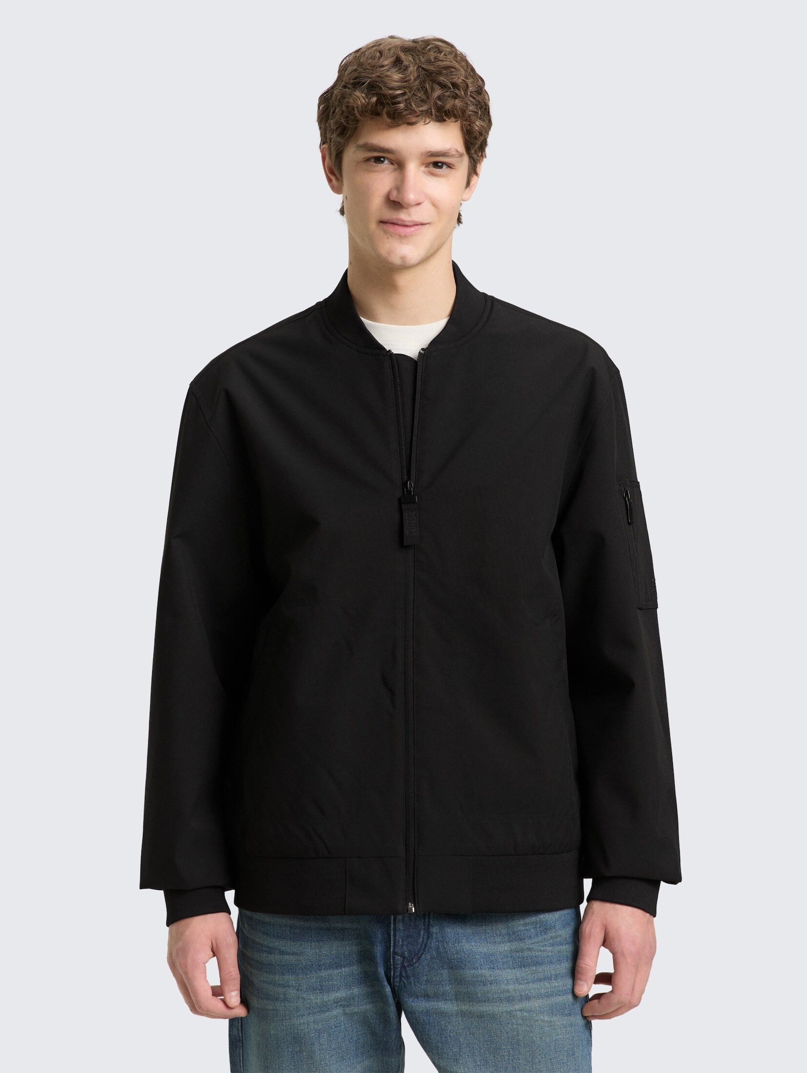 TOM TAILOR Denim Winterjacke Jacken Bomberjacke aus wasserabweisendem Material