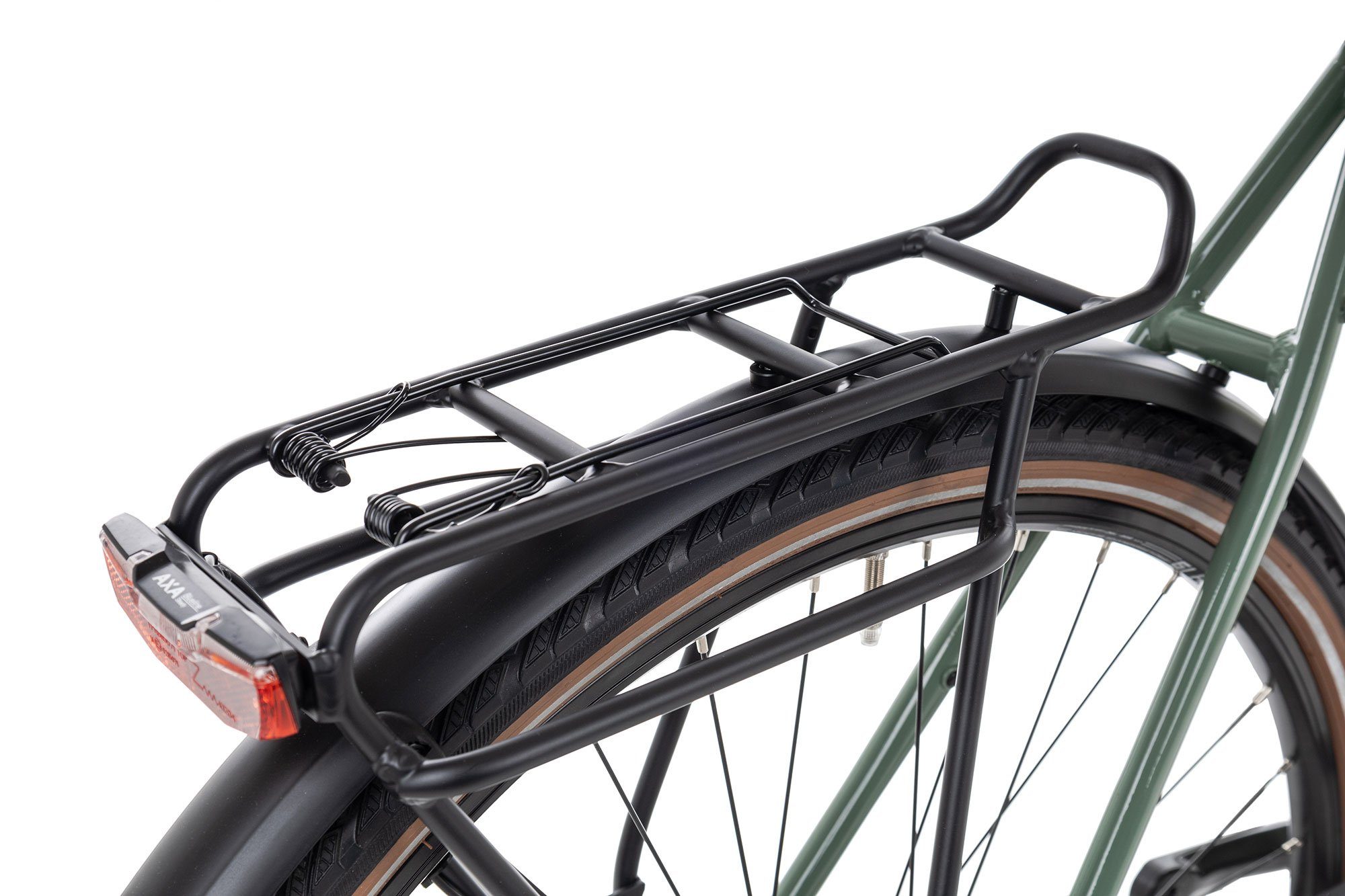 2R Manufaktur Trekkingrad TRX24, 24 Gang Shimano Altus RD-M310 Schaltwerk, Kettenschaltung, Herrenrad 28 Zoll grün