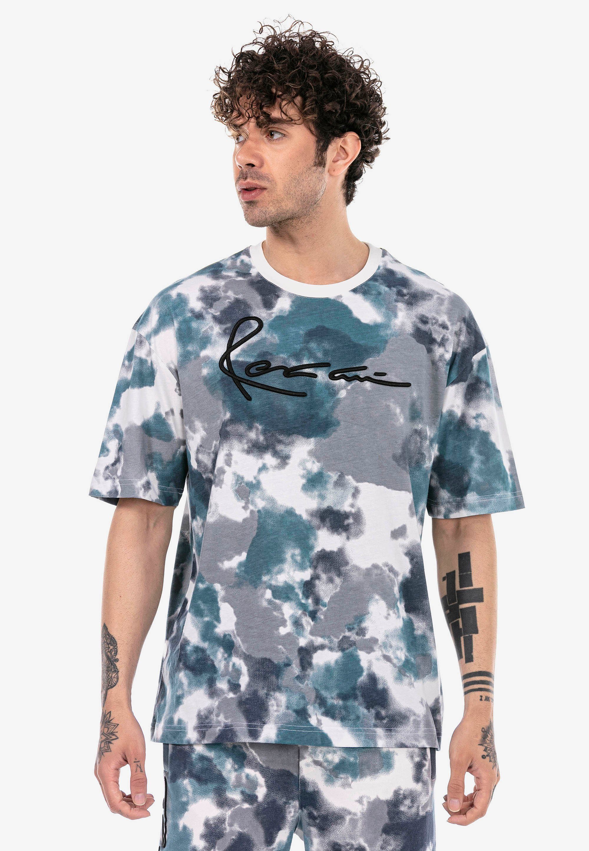 RedBridge T-Shirt Coral Springs im modischen Batik-Look