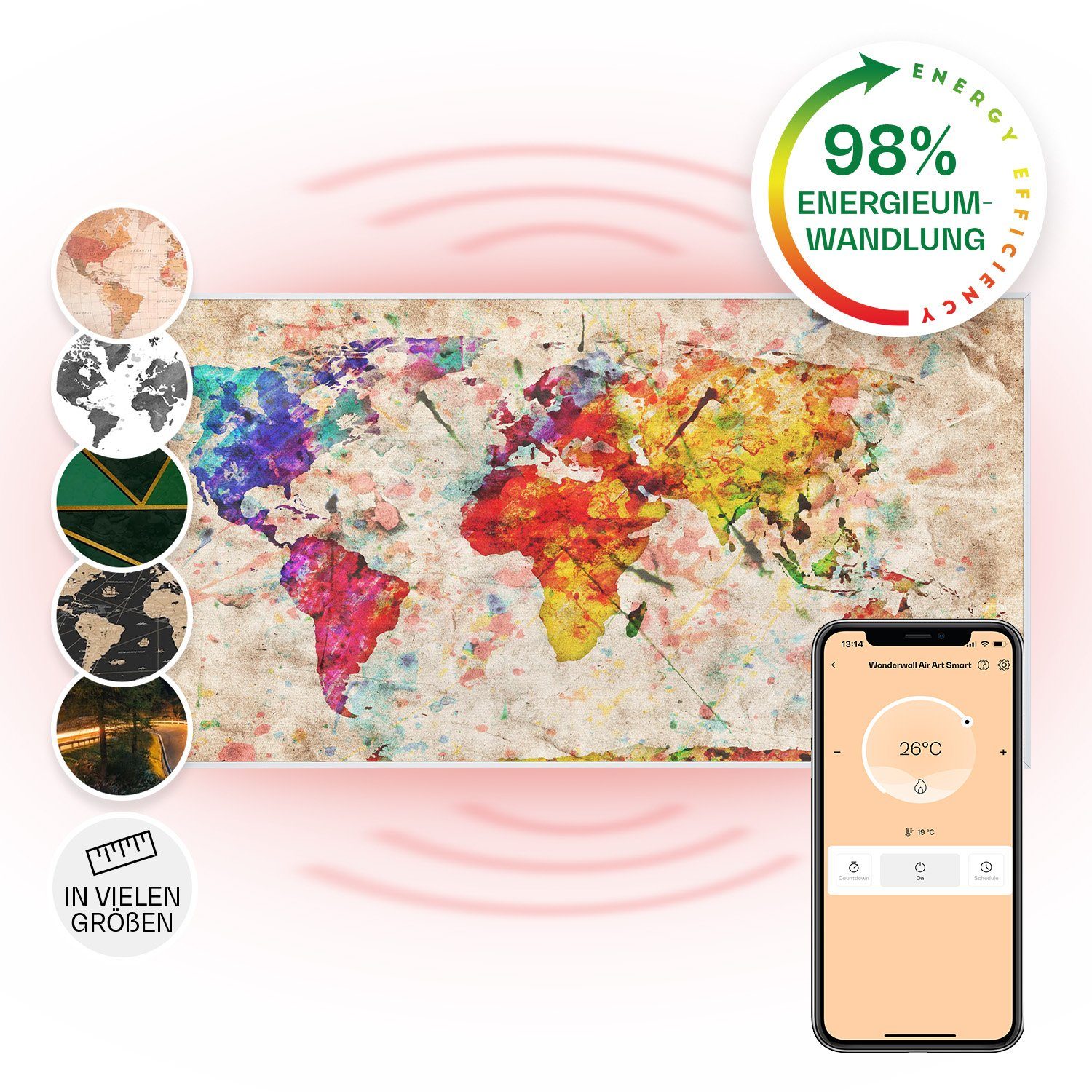 Klarstein Heizkörper Wonderwall Air Art Smart günstig online kaufen