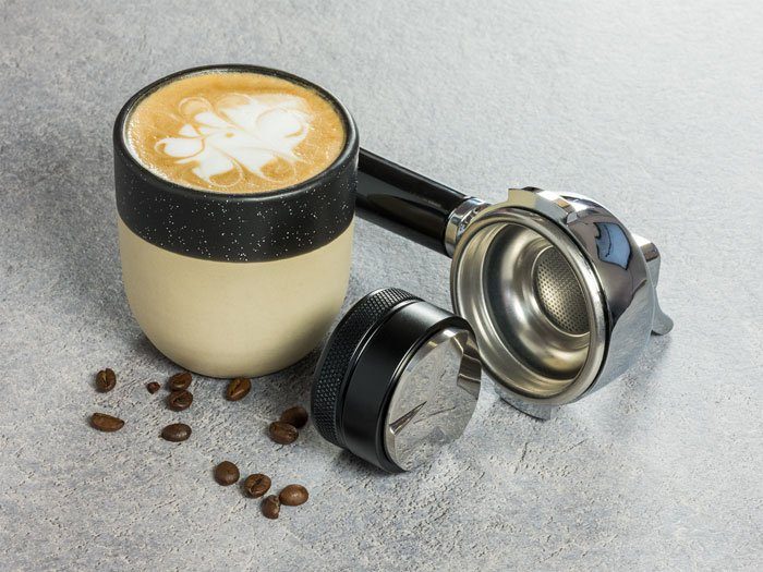 Buddy's Tamper Buddy´s Bar - Barista Edition, Premium, Kaffee Verdichter, rostfreier Edelstahl, Holzgriff