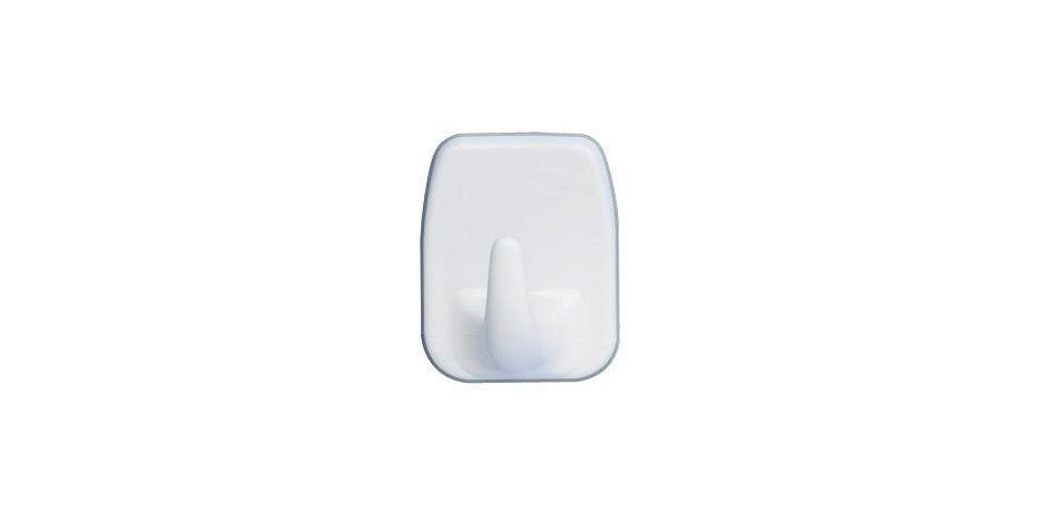 WENKO Handtuchhaken Wenko Universal-Haken Kunststoff, weiß, 2er-Set