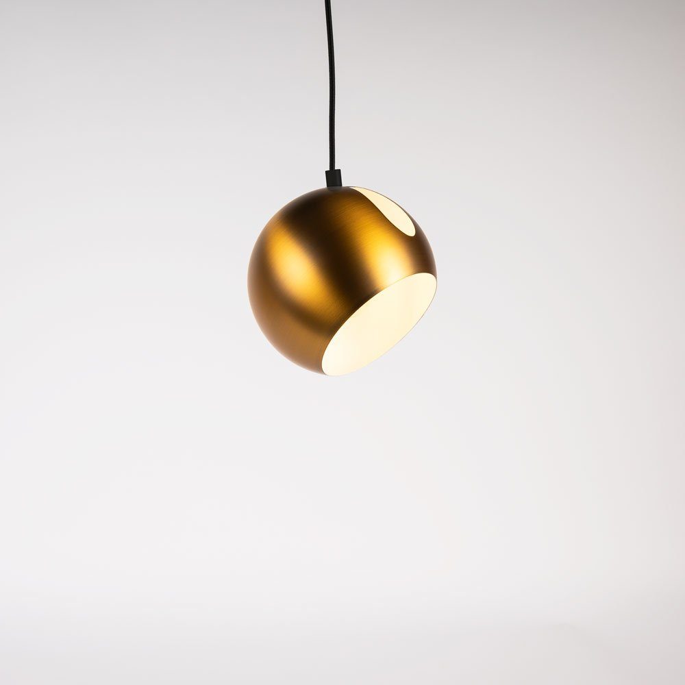 s.luce Pendelleuchte Galerieleuchte Ball tauschbarer Schirm günstig online kaufen