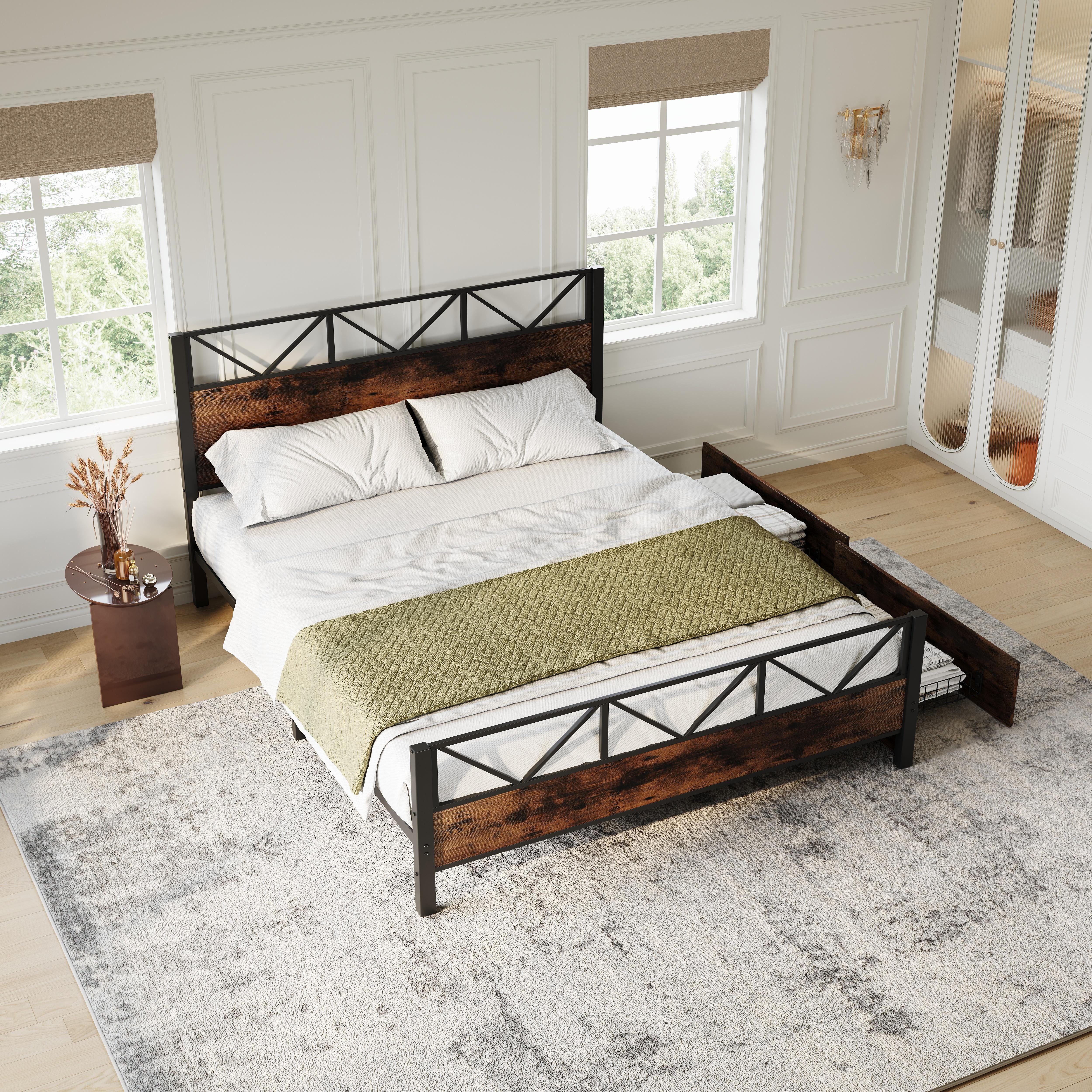 HAUSS SPOLE Metallbett 140x200cm mit 2 günstig online kaufen