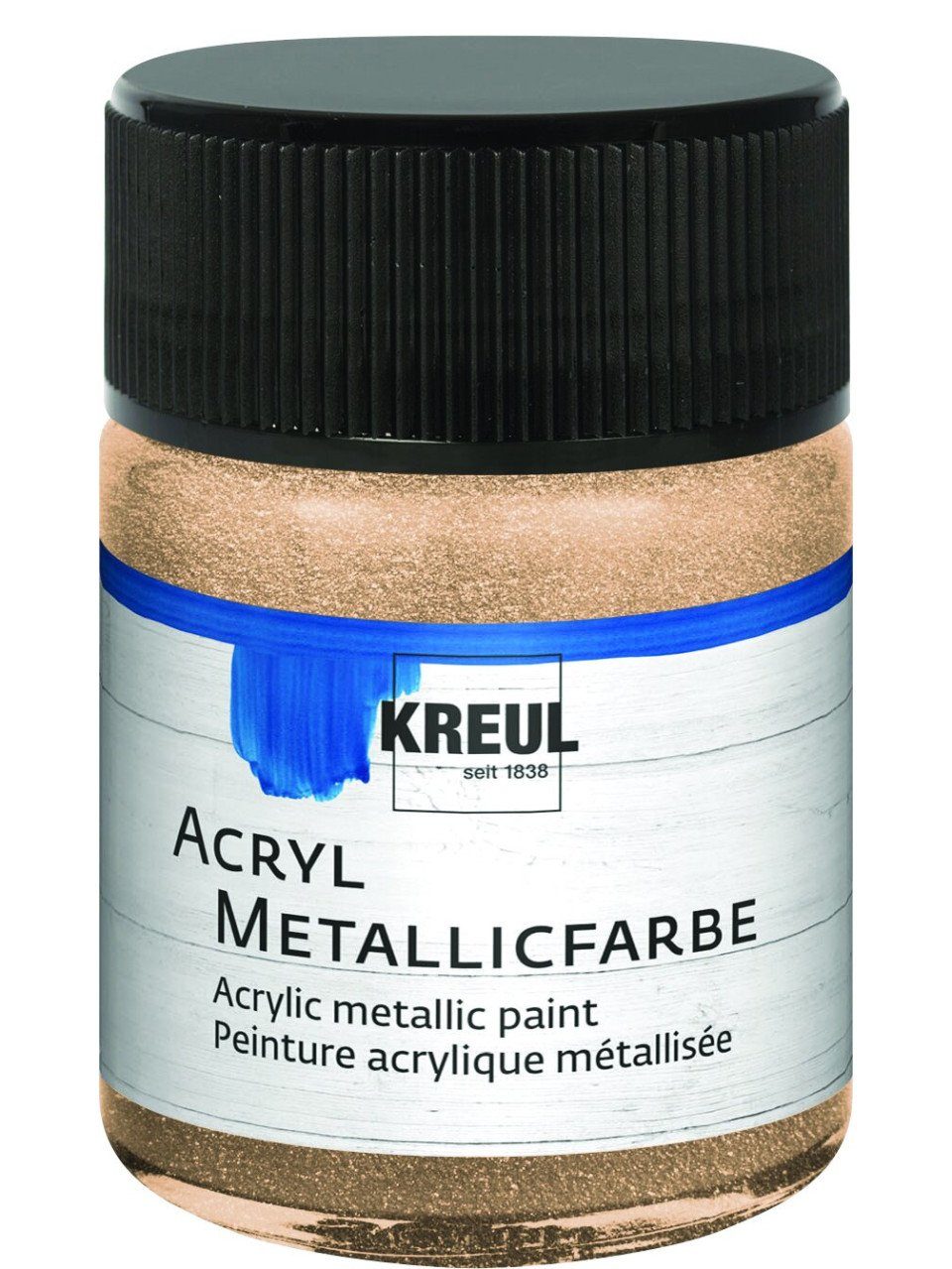 Acrylfarbe Kreul Acryl Metallicfarbe champagner 50 ml