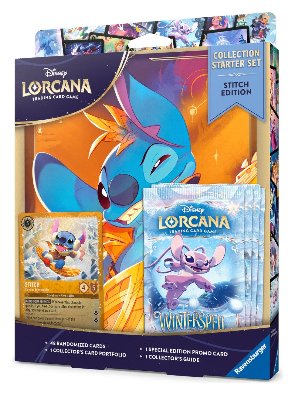 Ravensburger Sammelkarte Disney Lorcana TCG Starterset für Sammler Stitch Edition *Englische Ed