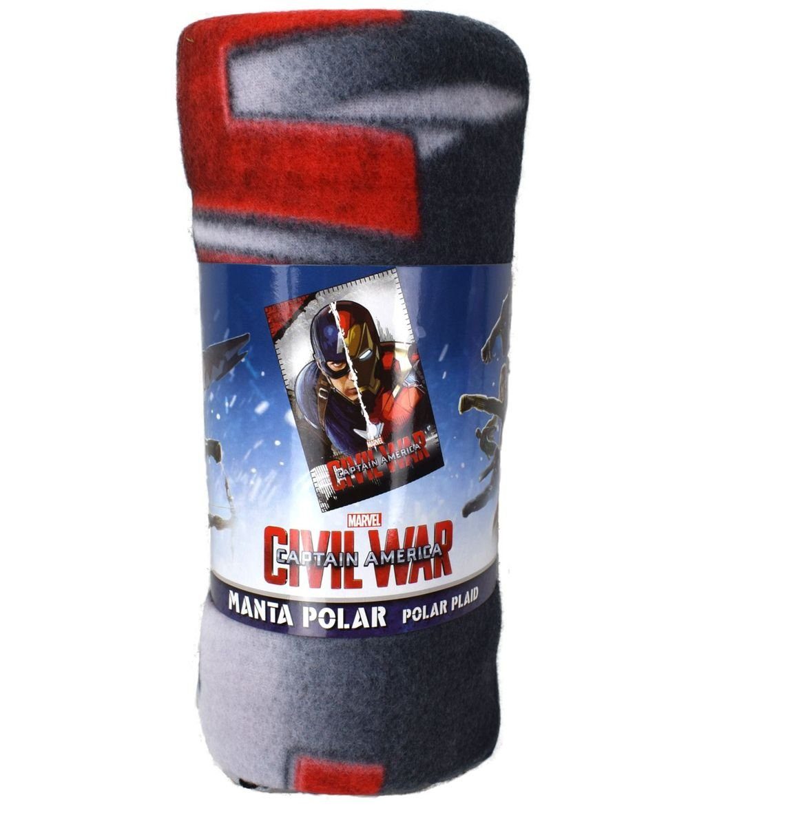 hochwertigem War mit 100 Captain America Marvel 150 x Wohndecke cm Decke, Civil Fleecedecke Motiv ca.