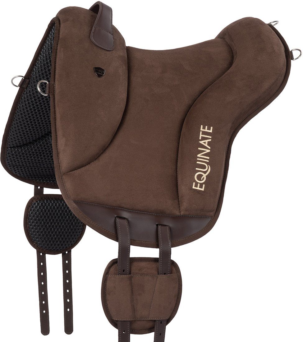 Equinate Wanderreitsattel Reitpad Newfield, aus synthetischem Wildleder