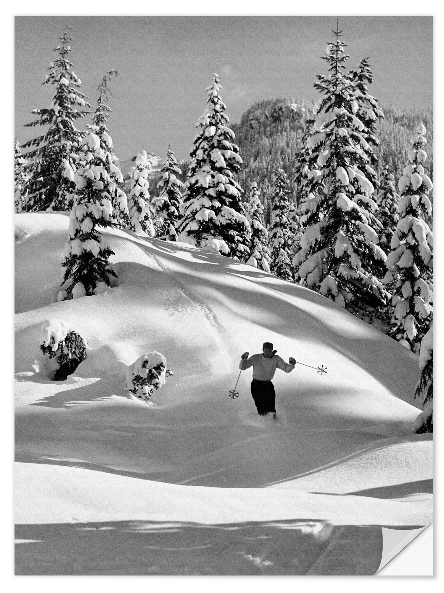 Wandfolie Vintage Ski Collection