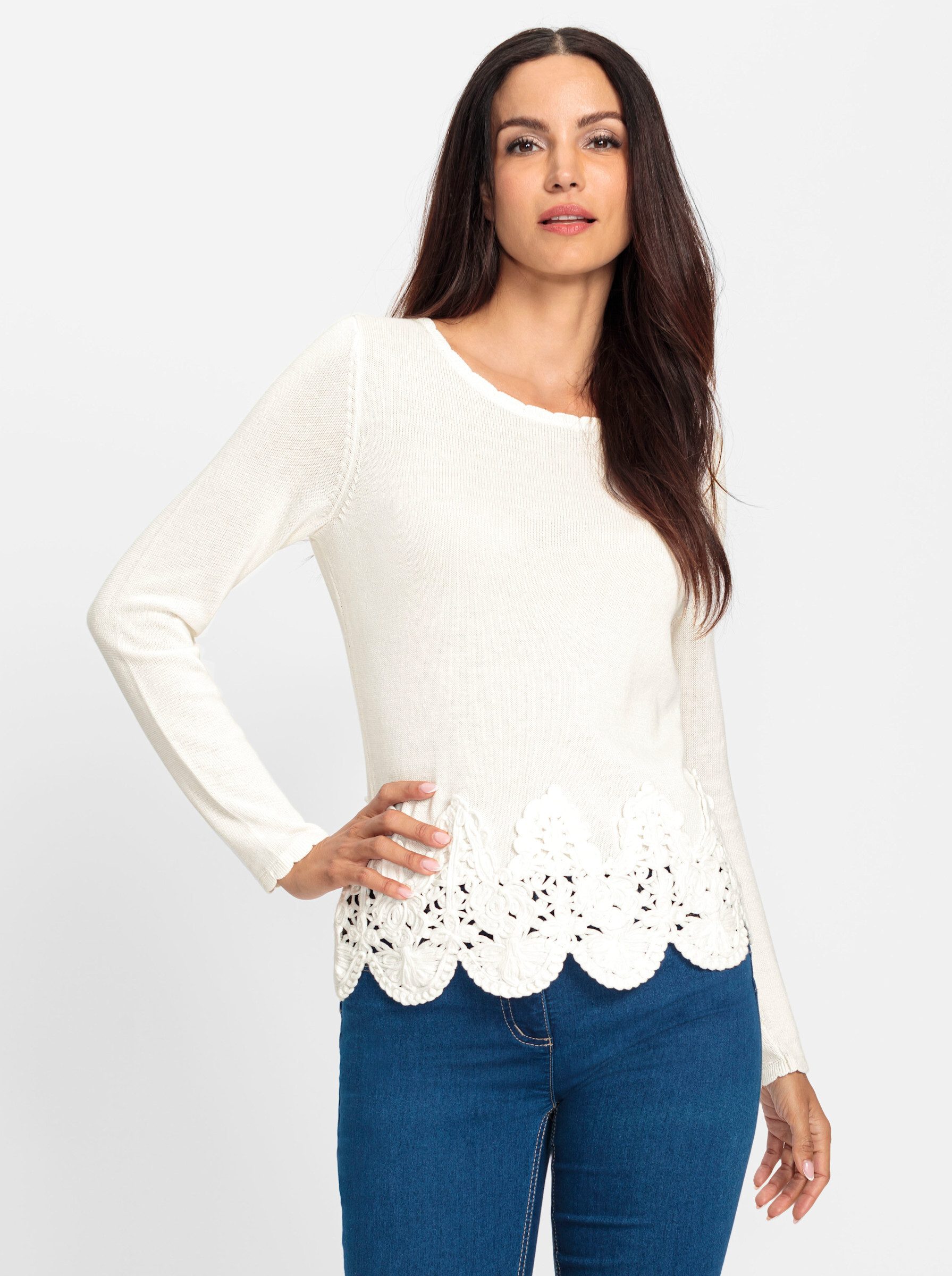 heine Strickpullover Feinstrickpullover . günstig online kaufen