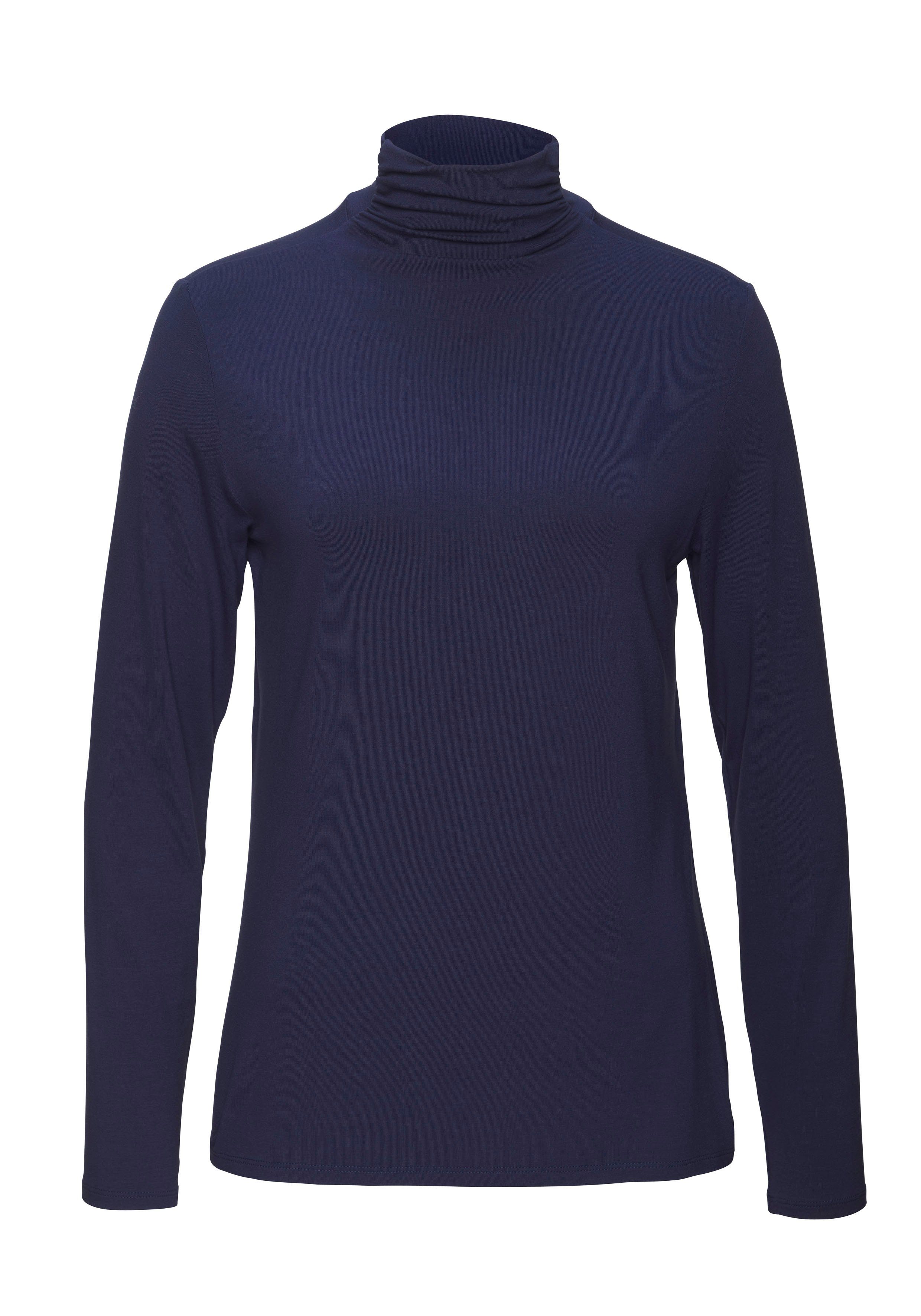 LASCANA Stehkragenshirt aus weichem Viskose-Stretch (2er-Pack)