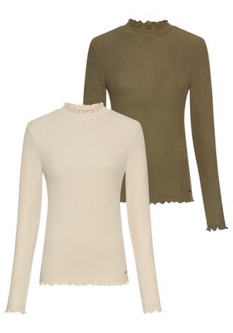 Laura Scott Longsleeve (Packung 2-tlg) gerippt su ...