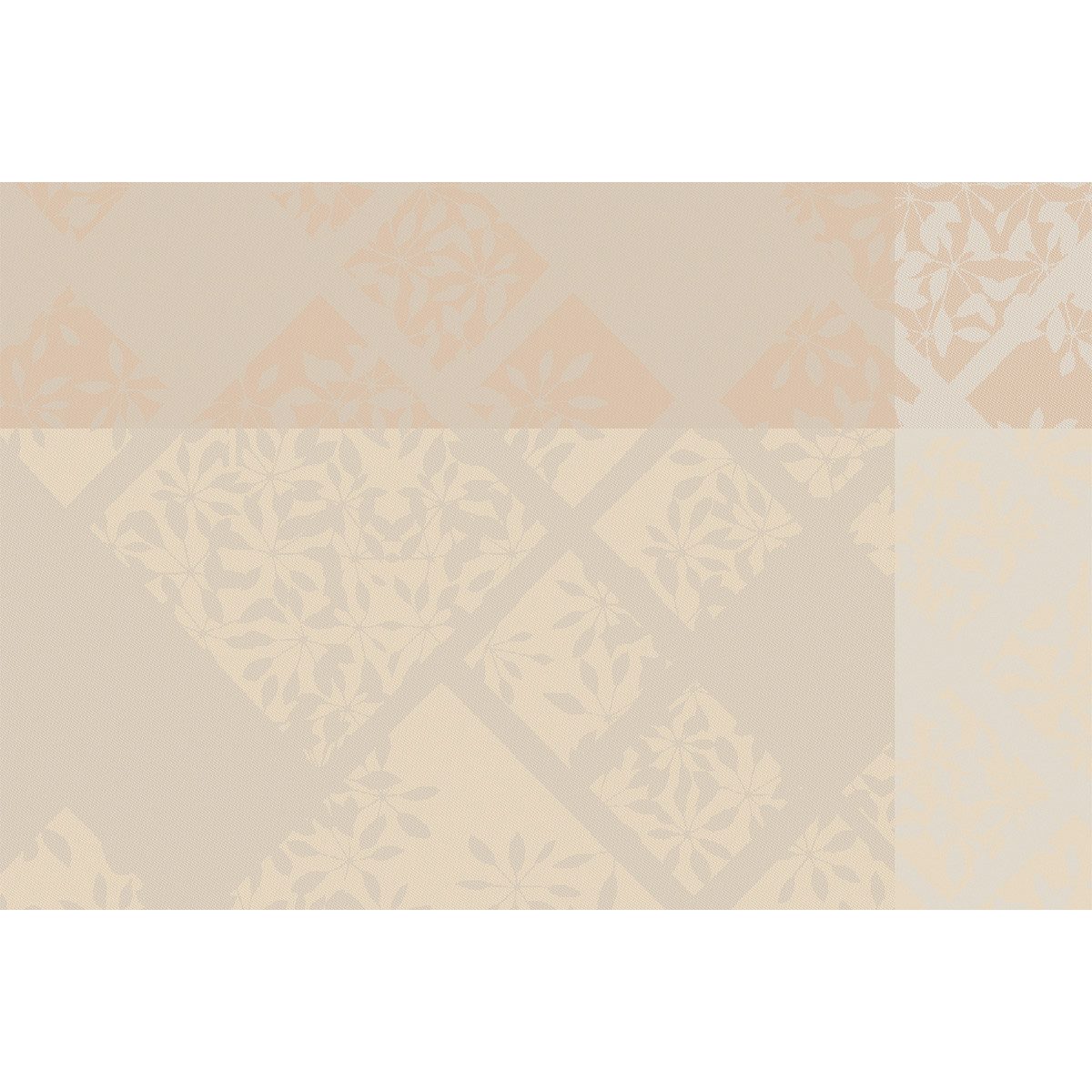 Garnier Thiebaut Platzset Tischsets (2x Set) Mille Pistils Naturel 32x48 cm, (Set, 2-St), unbehandelt