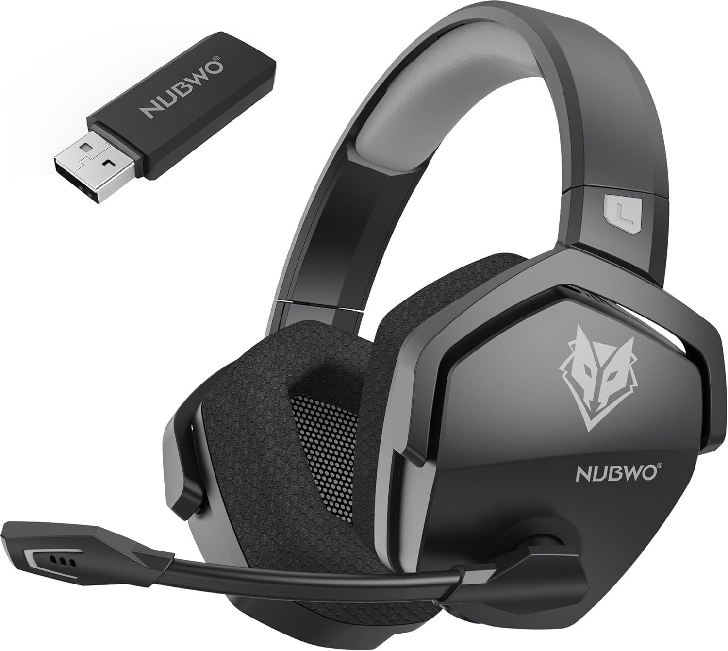 mit Mikrofon für PS5 PS4 PC 100h Akku Gaming-Headset